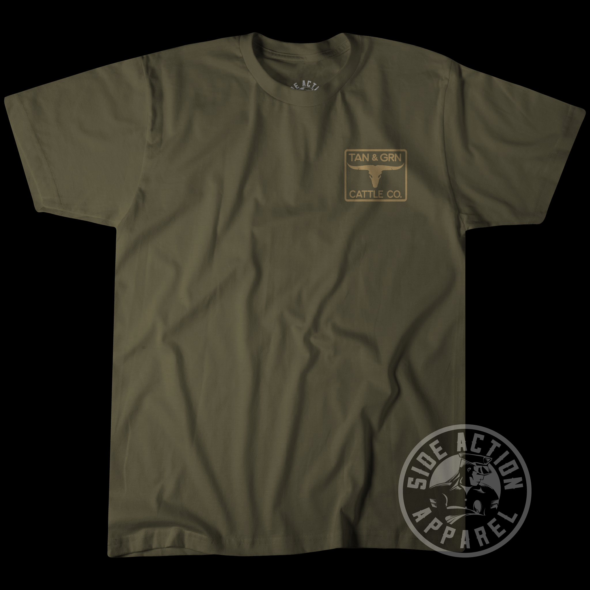 Tan & Grn Cattle Co. Tee