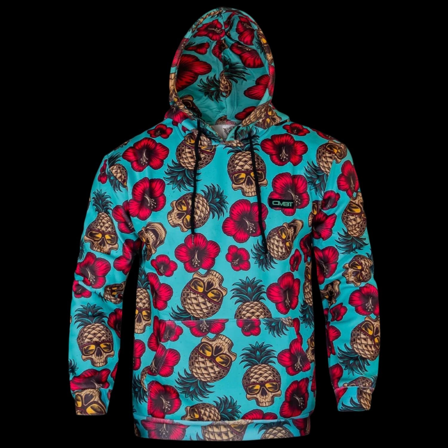 CMBT HEAVYWEIGHT FLEECE LINED HOODIE | TEAL PINEAPPLE EXPRESS