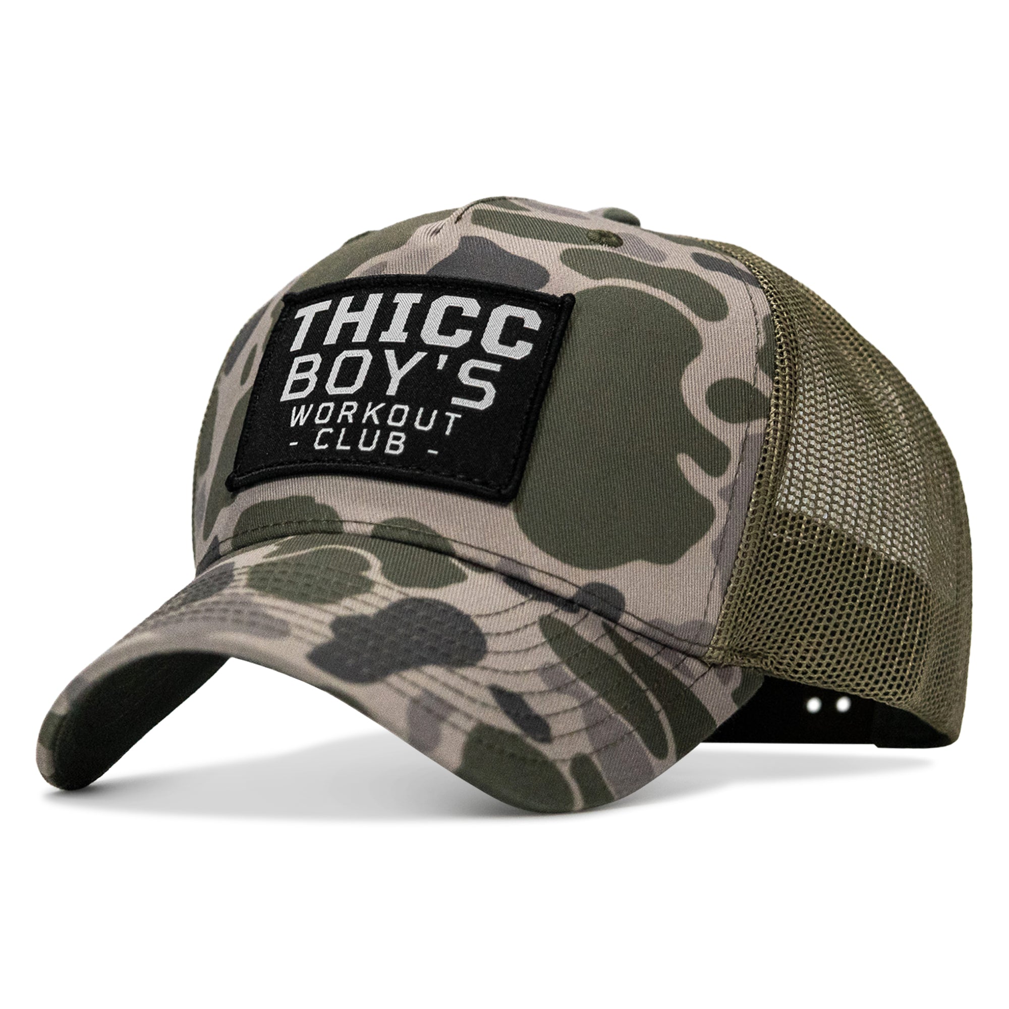 THICC BOYS WORKOUT CLUB PATCH SNAPBACK HAT