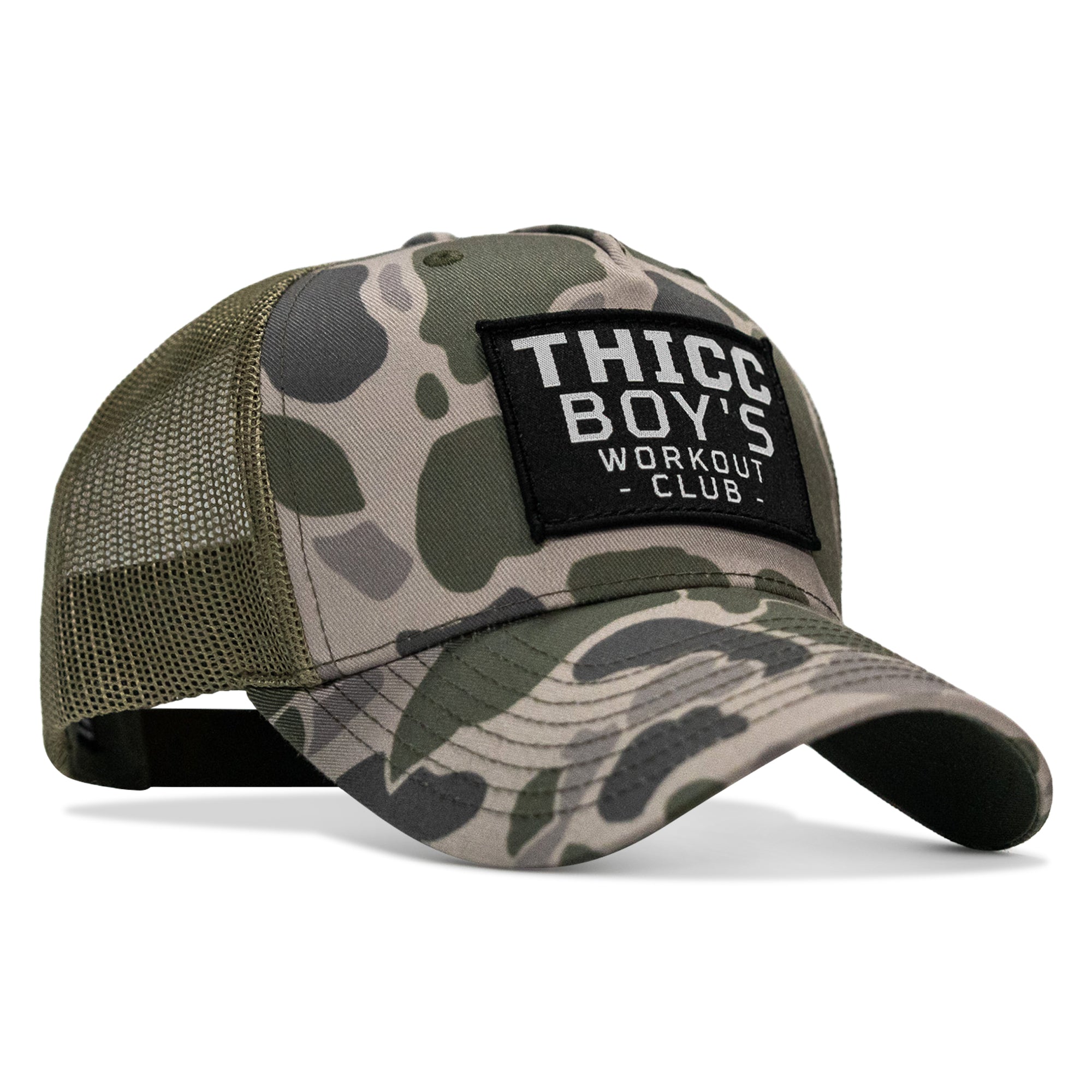 THICC BOYS WORKOUT CLUB PATCH SNAPBACK HAT