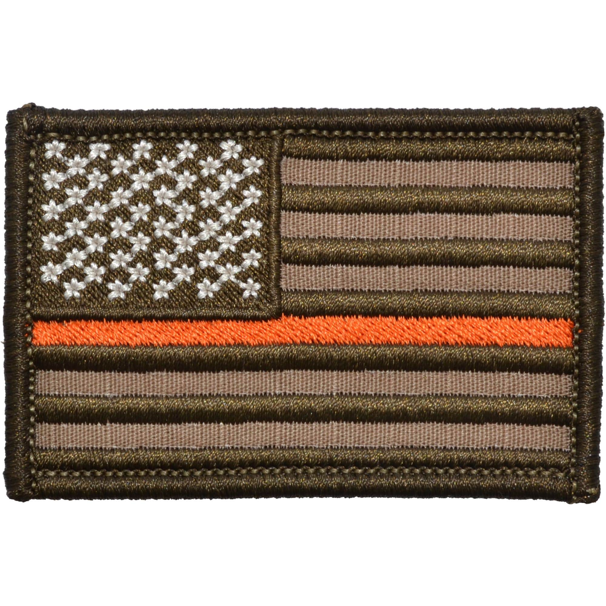 Thin Orange Line Search & Rescue USA Flag - 2x3 Patch