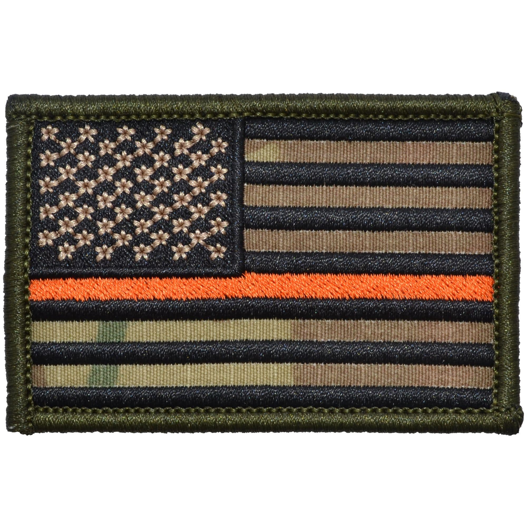 Thin Orange Line Search & Rescue USA Flag - 2x3 Patch