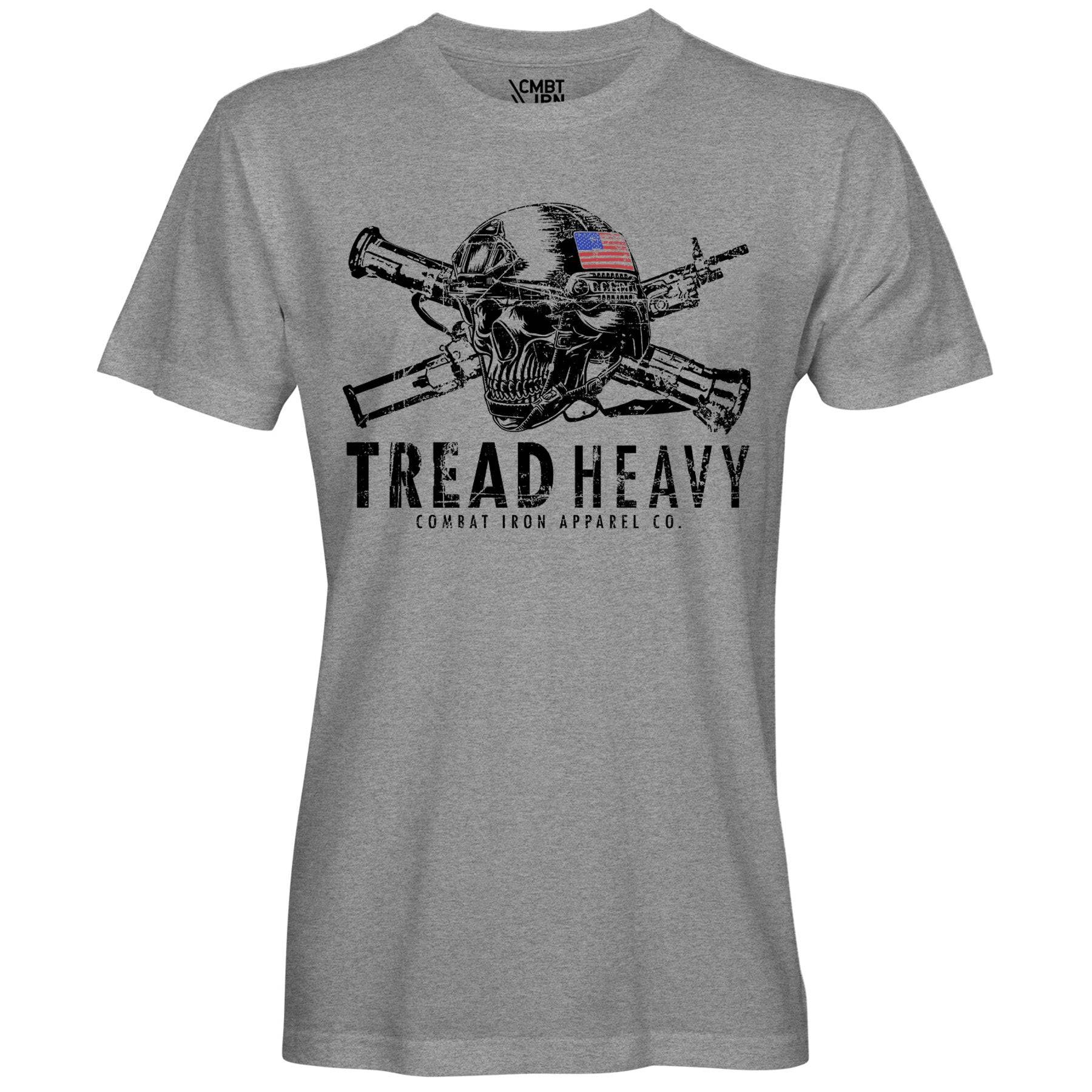 Tread Heavy Skull Operator Men's T-Shirt