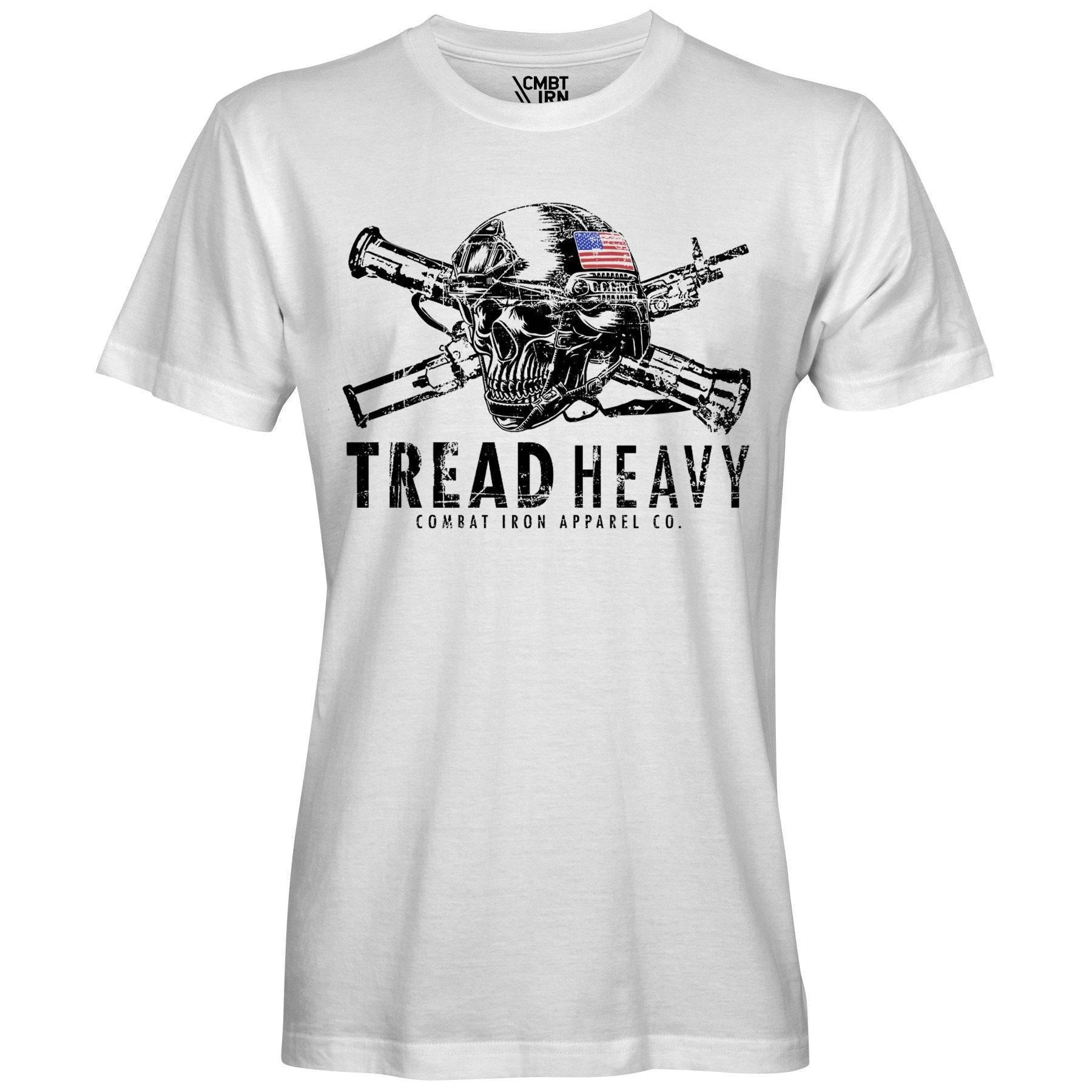 Tread Heavy Skull Operator Men's T-Shirt