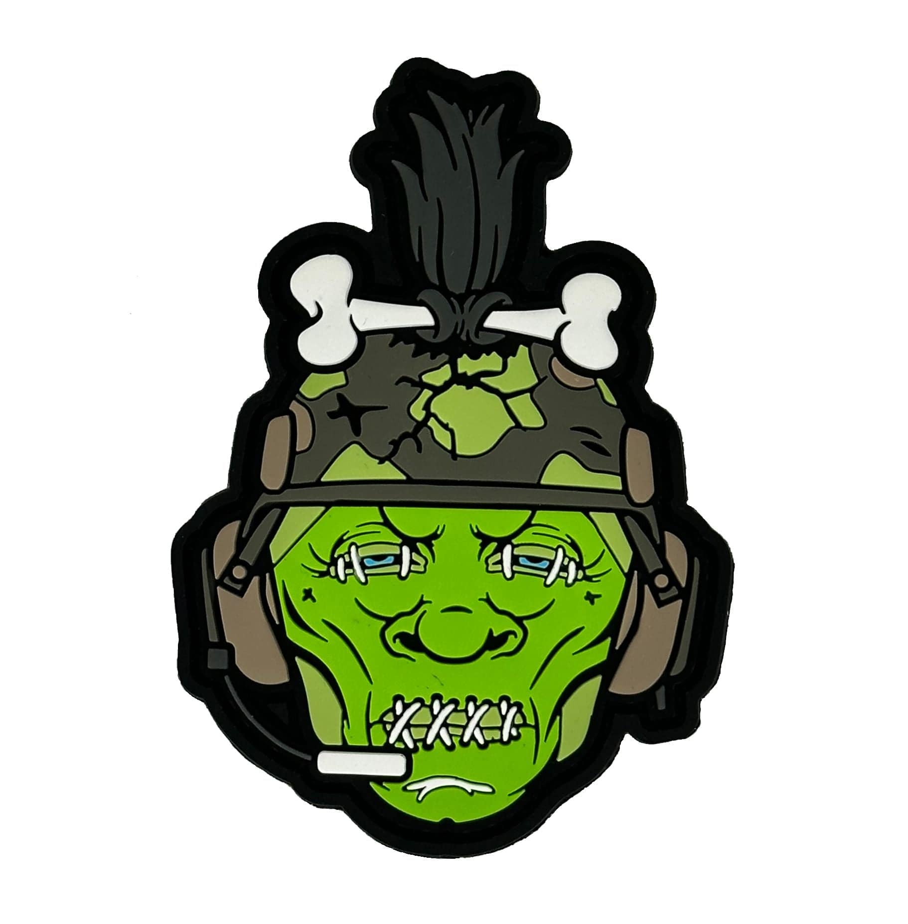 Tactical Voodoo Shrunken Head - 3.5" PVC Patch