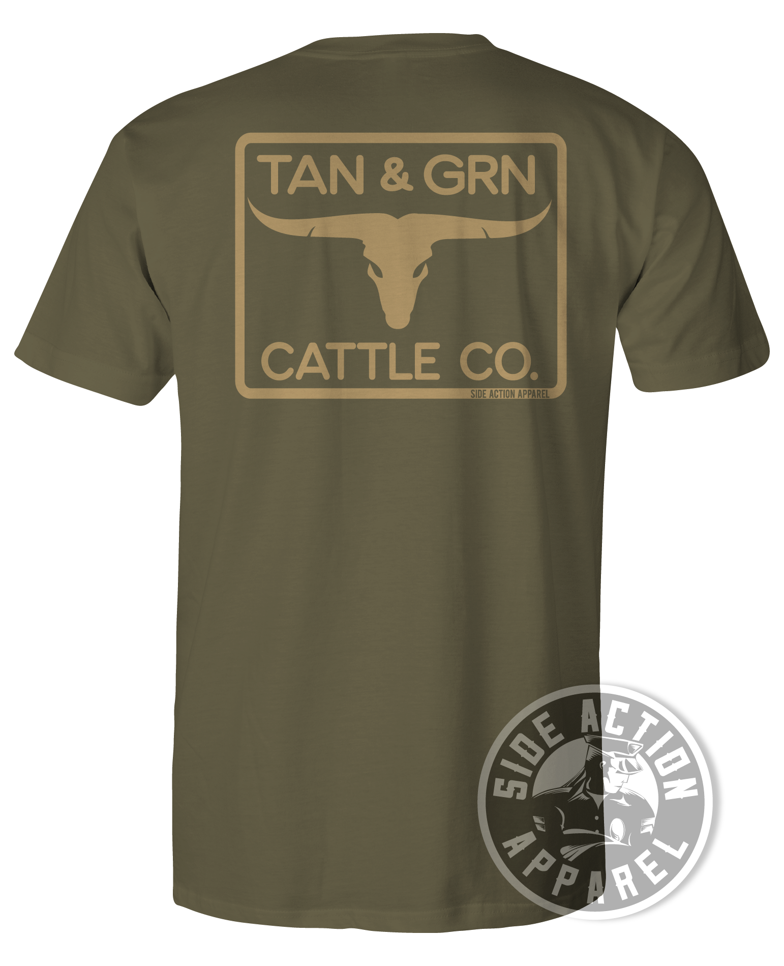 Tan & Grn Cattle Co. Tee