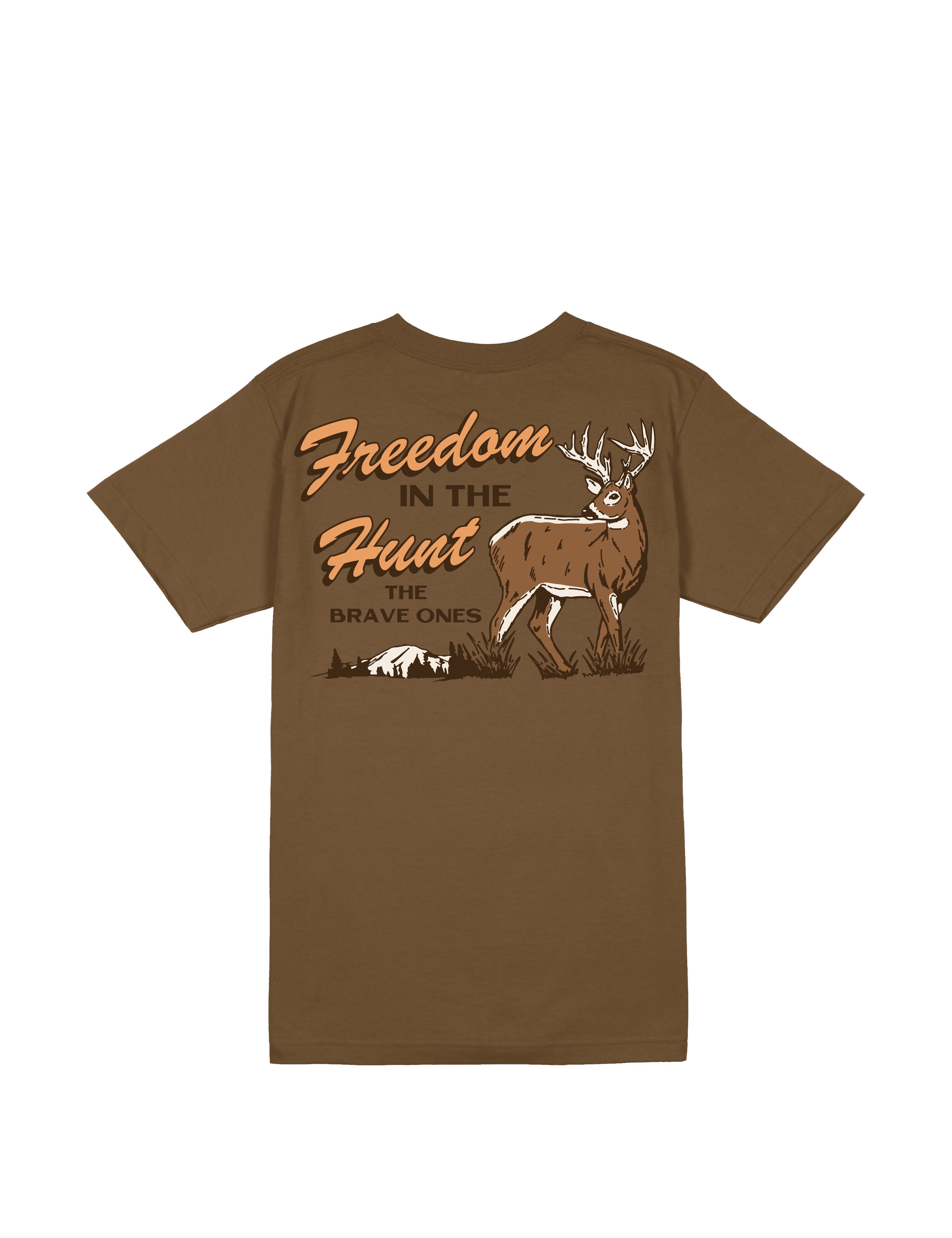 The 10-Point T-Shirt -Brown  | The Brave Ones