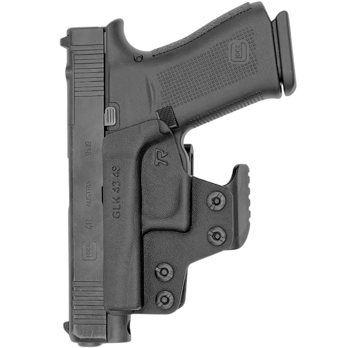 Funda con protector de gatillo - Compatible con: Glock 43X, 43, 48