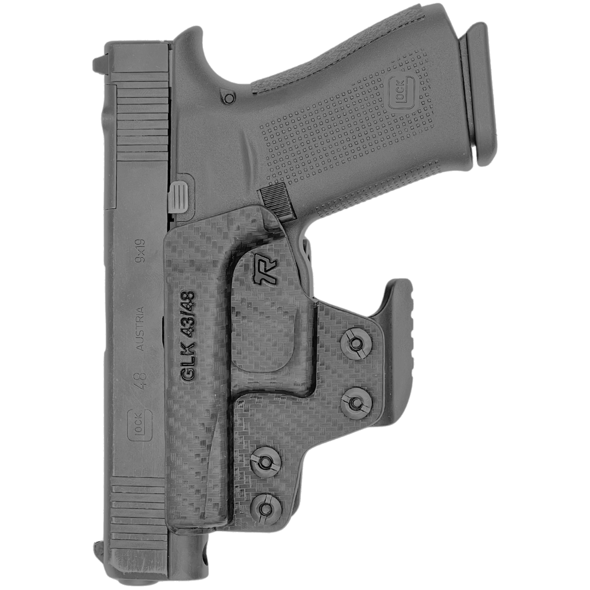 Funda con protector de gatillo - Compatible con: Glock 43X, 43, 48