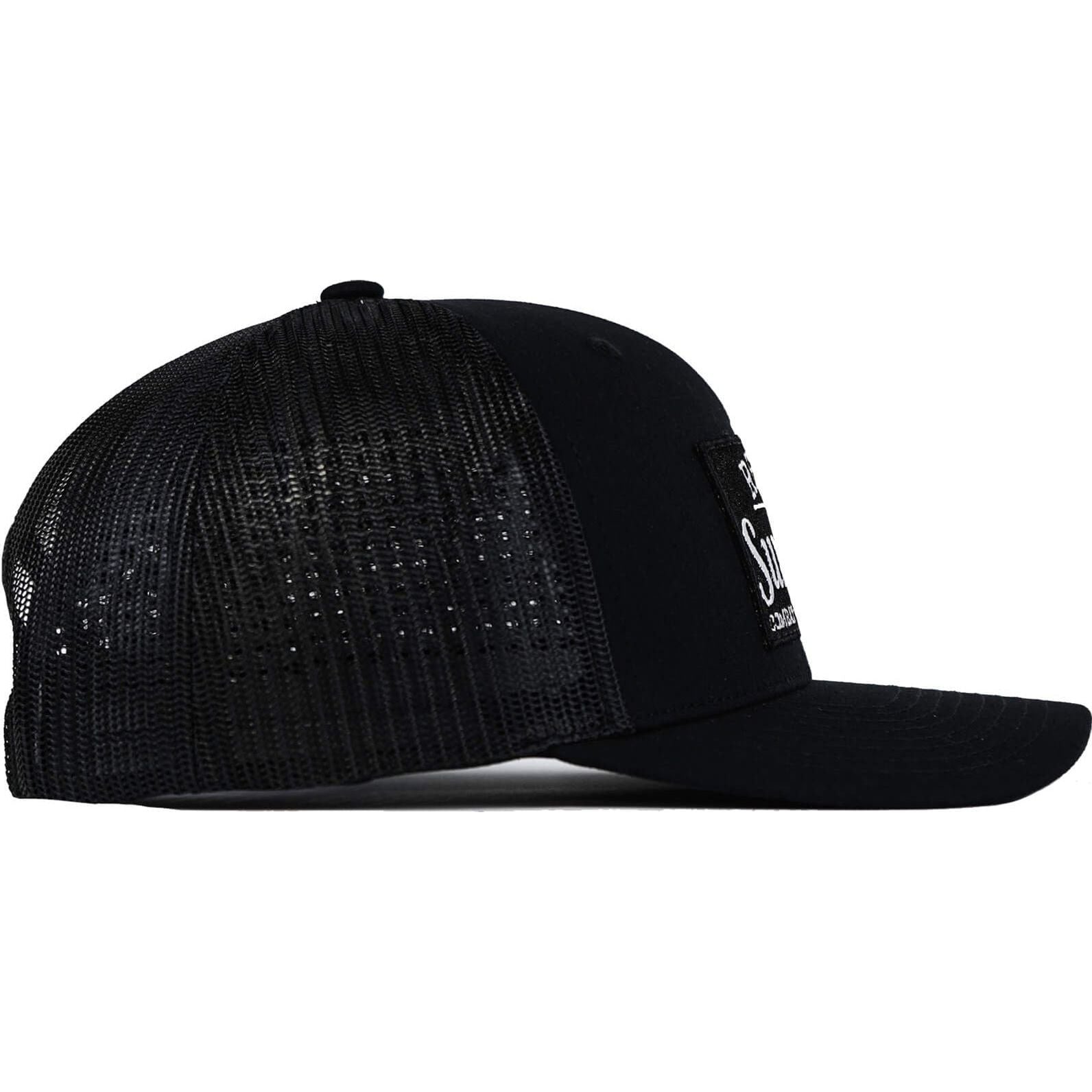 REFUSE TO SURRENDER BLACK/WHITE PATCH MID-PROFILE MESH SNAPBACK Hat