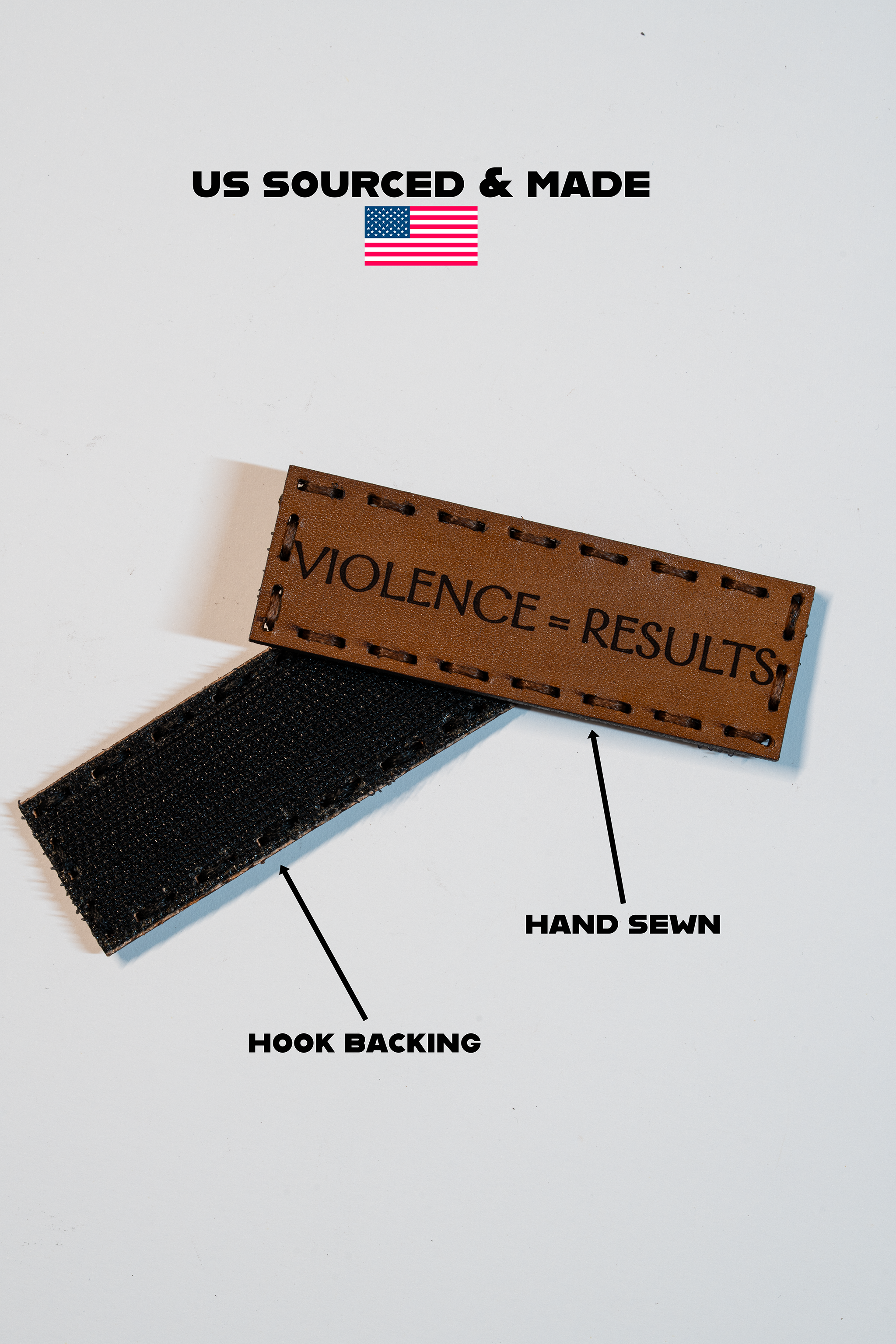 VIOLENCE = RESULTS LEATHER PATCH