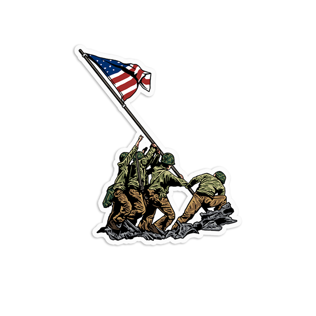 Victory on Mount Suribachi Sticker