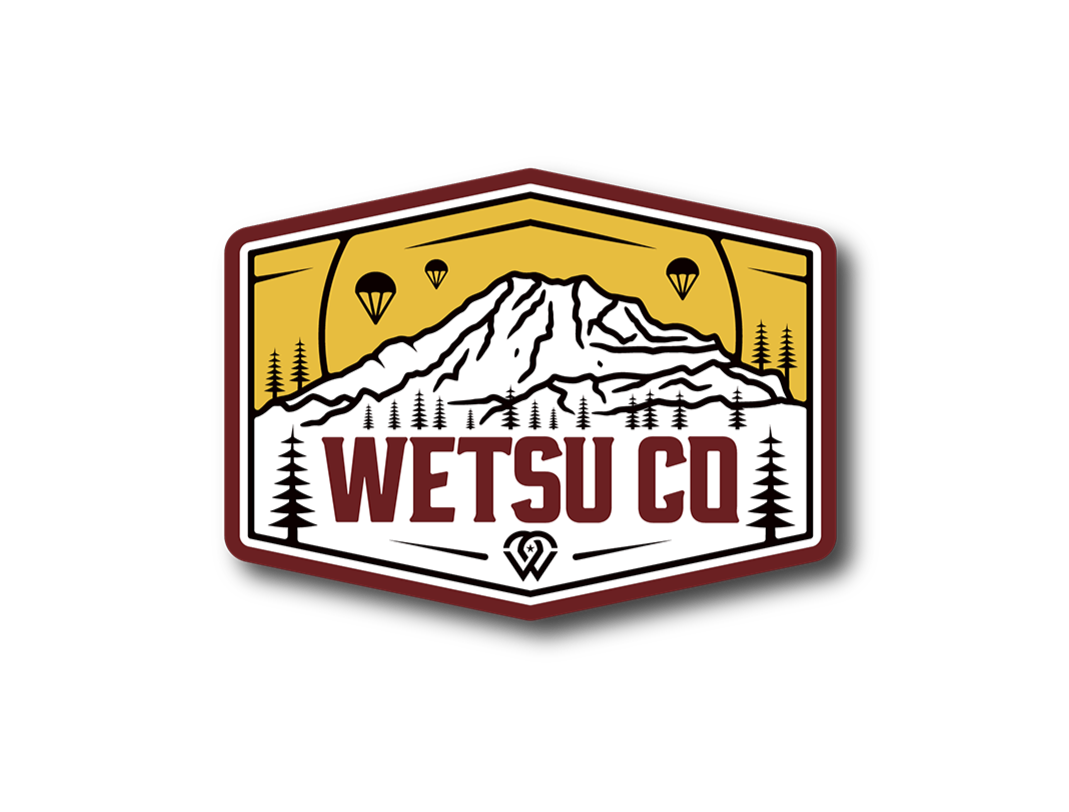 WETSU Mountains Premium Sticker