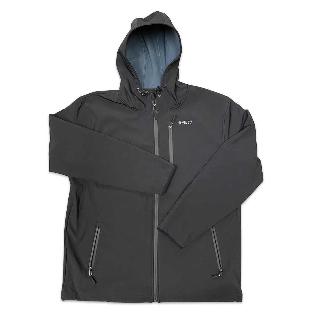 WETSU Rugged Black Soft Shell Jacket