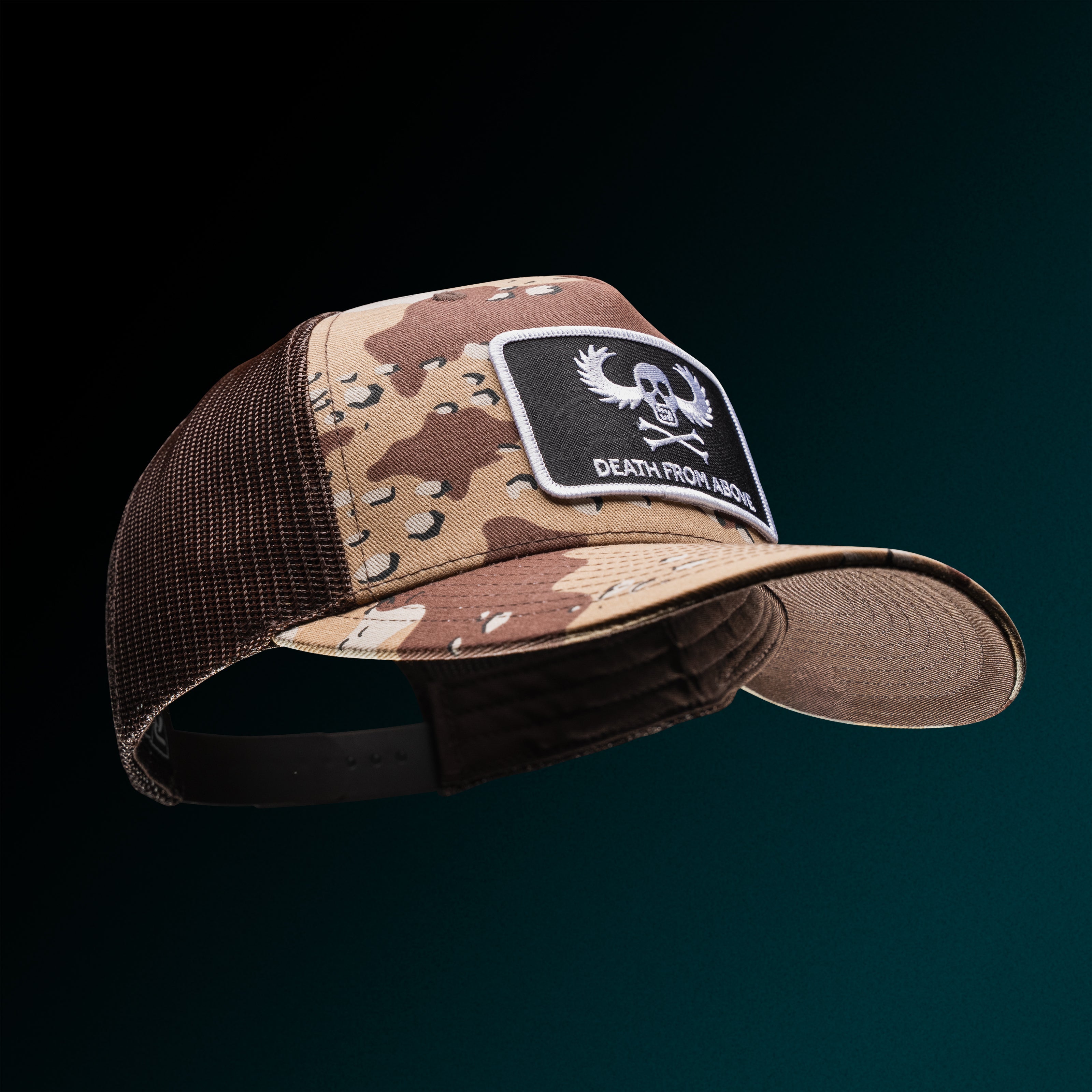 Vietnam Airborne War Wings Patch Trucker Hat