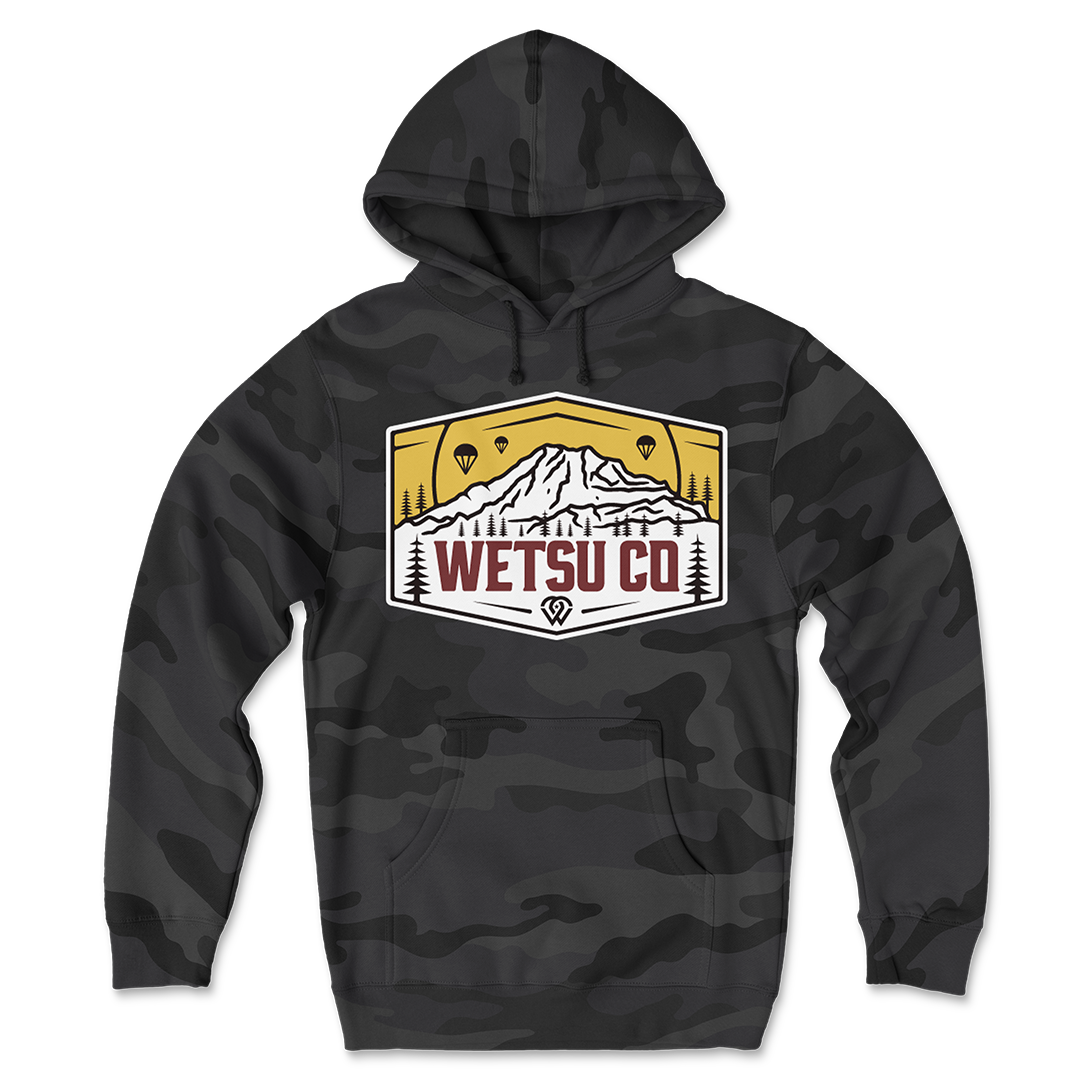 WETSU Mountains Camo Hoodie