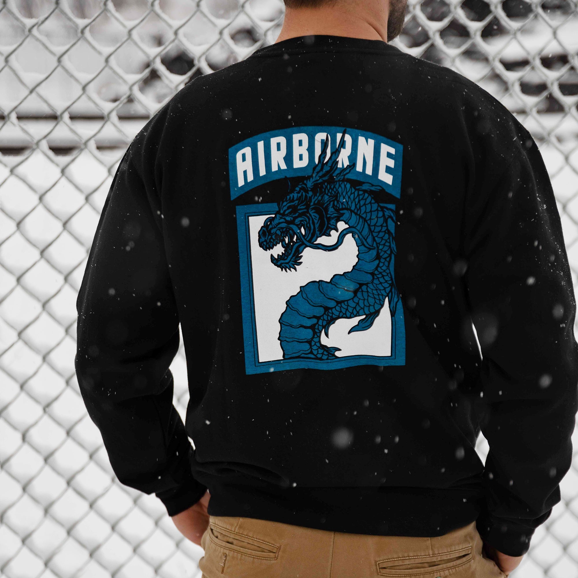 18th Airborne Dragon Remastered Crewneck