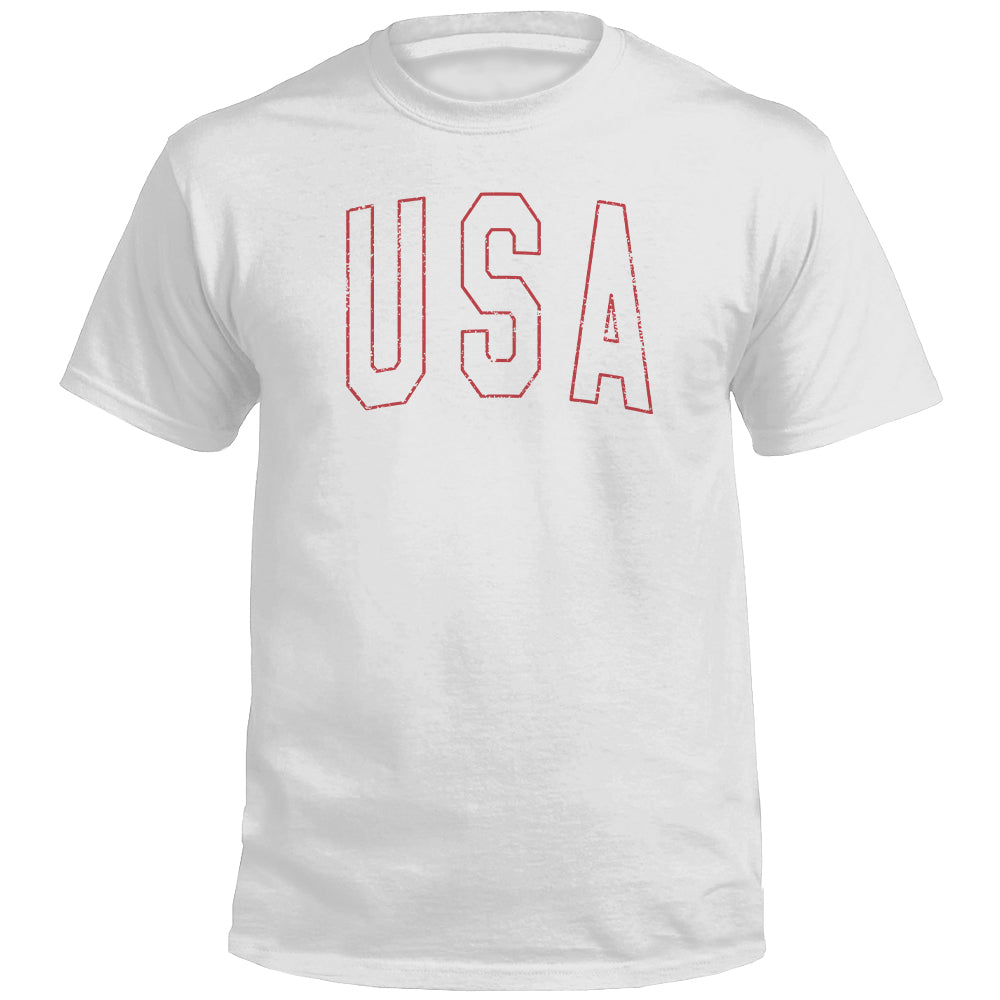 USA Collegiate Solid White (Front)