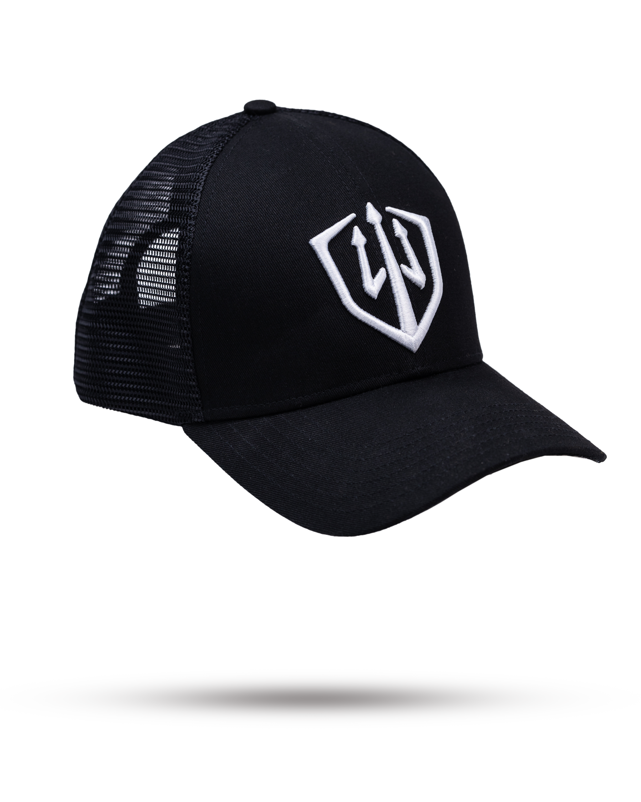 White Trident Trucker