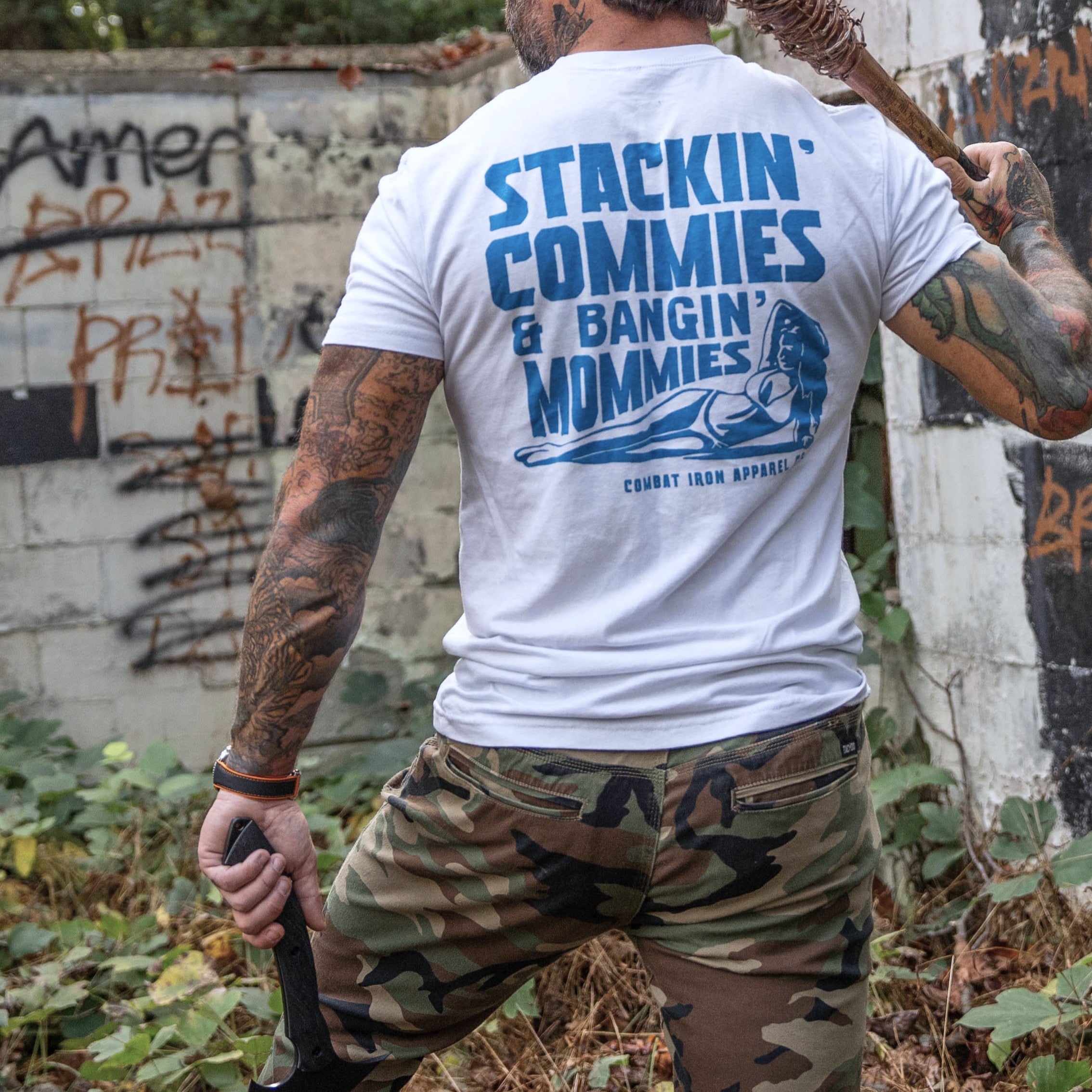 Stackin' Commies & Bangin' Mommies Men's T-Shirt