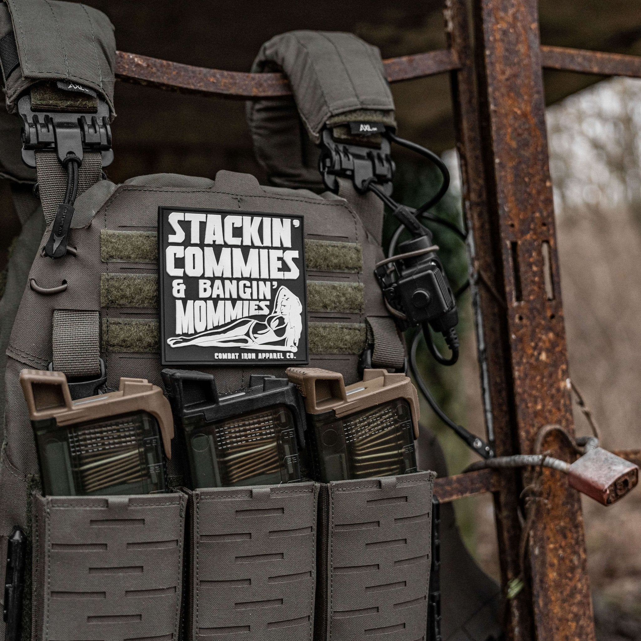 Stackin' Commies & Bangin' Mommies PVC Patch