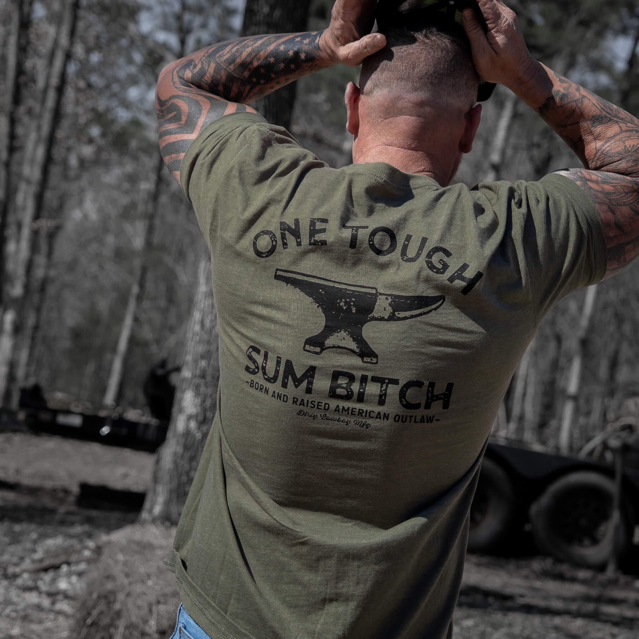 One Tough Sum Anvil Men's T-Shirt
