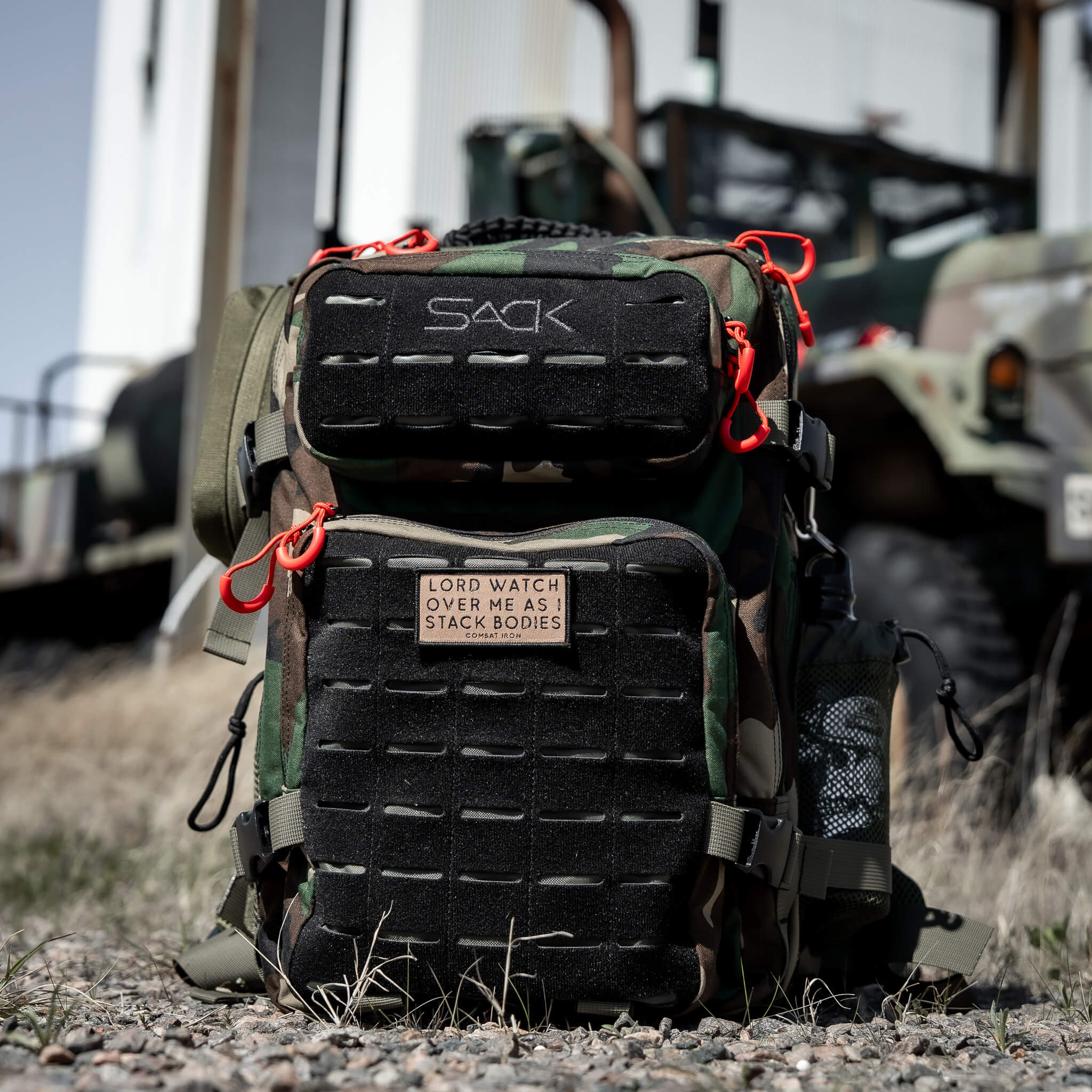 Lord Watch Over Me As I Stack Bodies Soft Velcro Patch