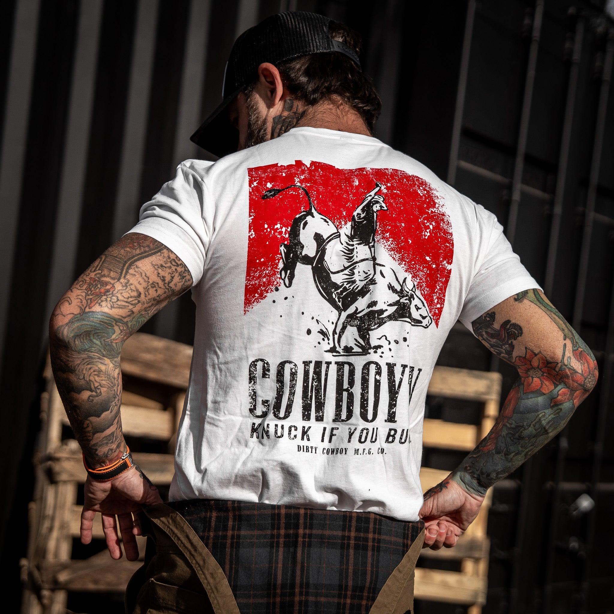 Cowboy'n | Knuck If You Buck Men's T-Shirt