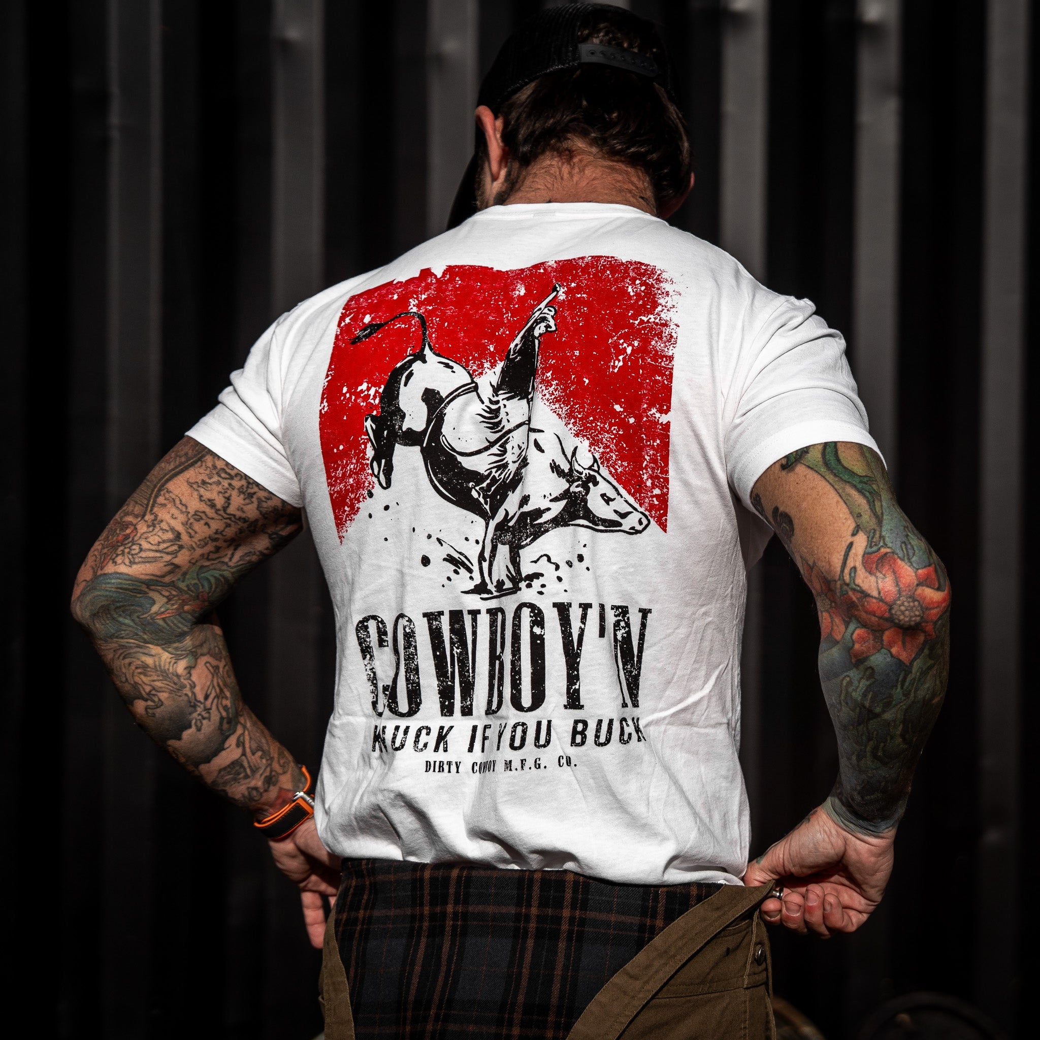 Cowboy'n | Knuck If You Buck Men's T-Shirt