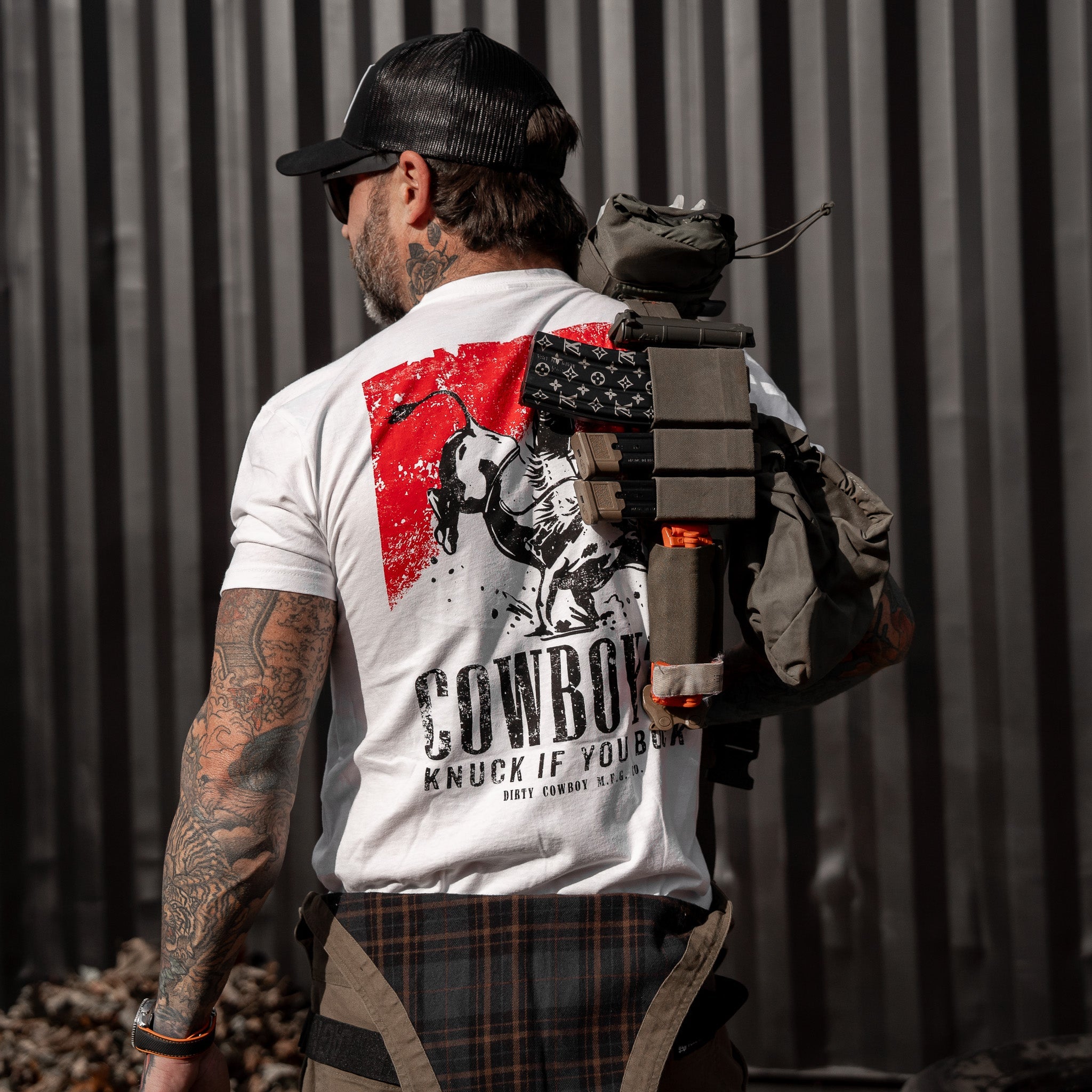 Cowboy'n | Knuck If You Buck Men's T-Shirt