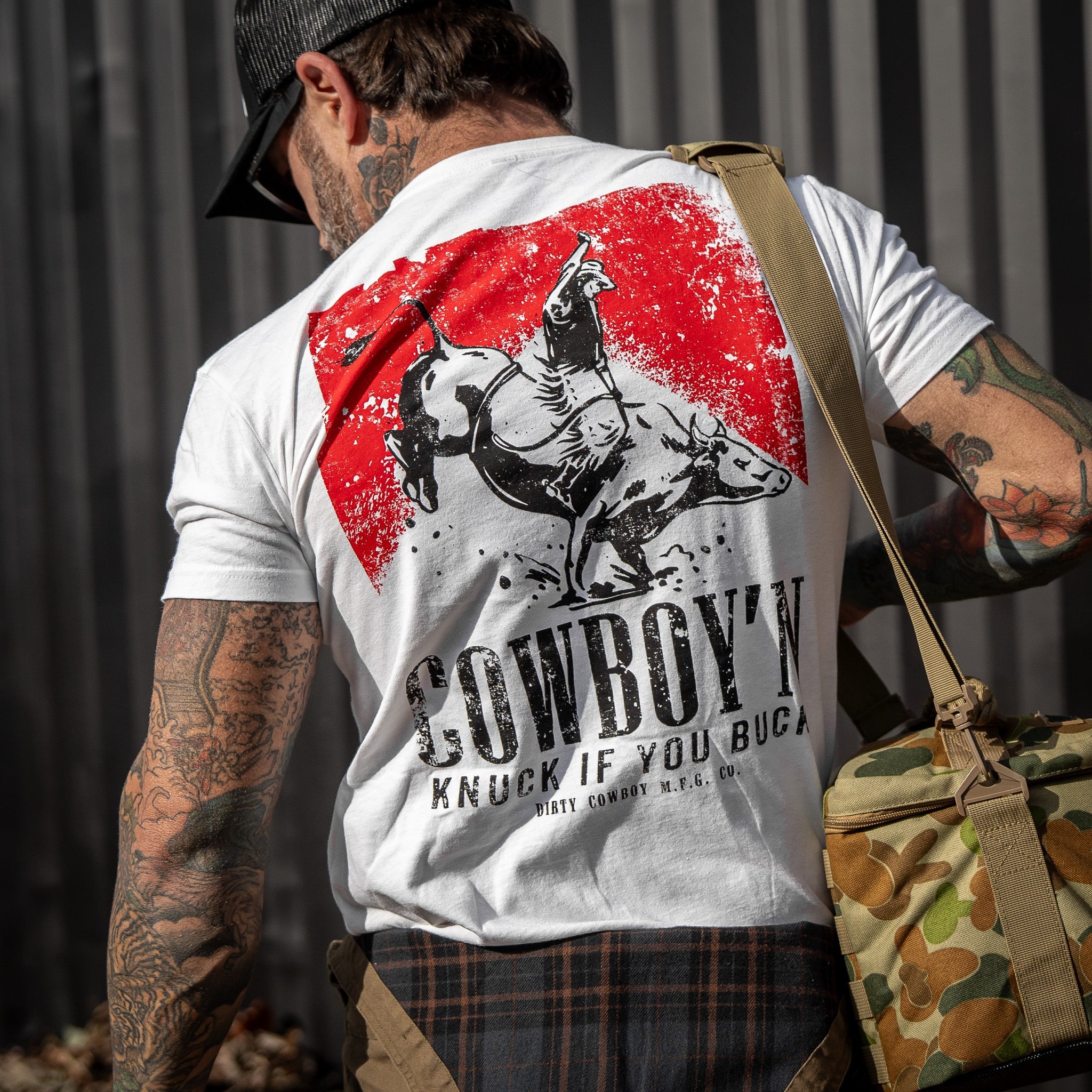 Cowboy'n | Knuck If You Buck Men's T-Shirt