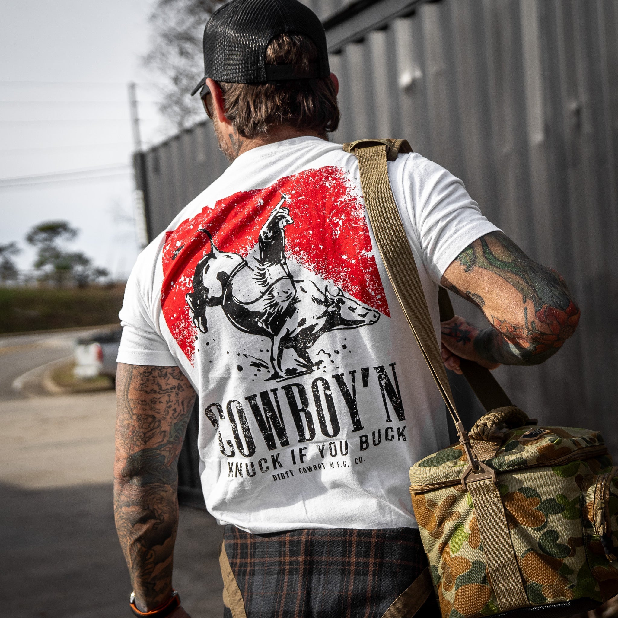 Cowboy'n | Knuck If You Buck Men's T-Shirt