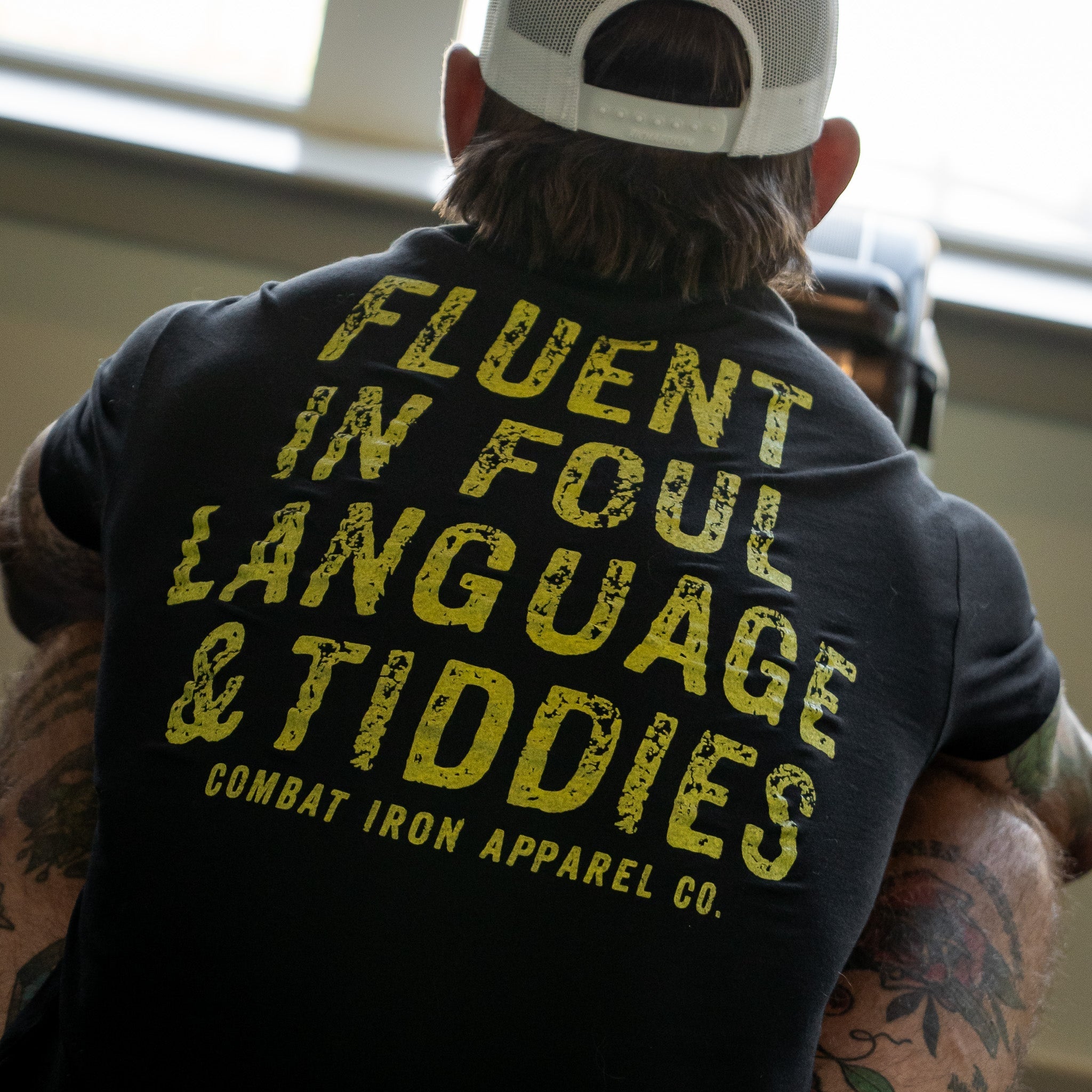 Fluent In Foul Language and Tiddies Men's T-Shirt