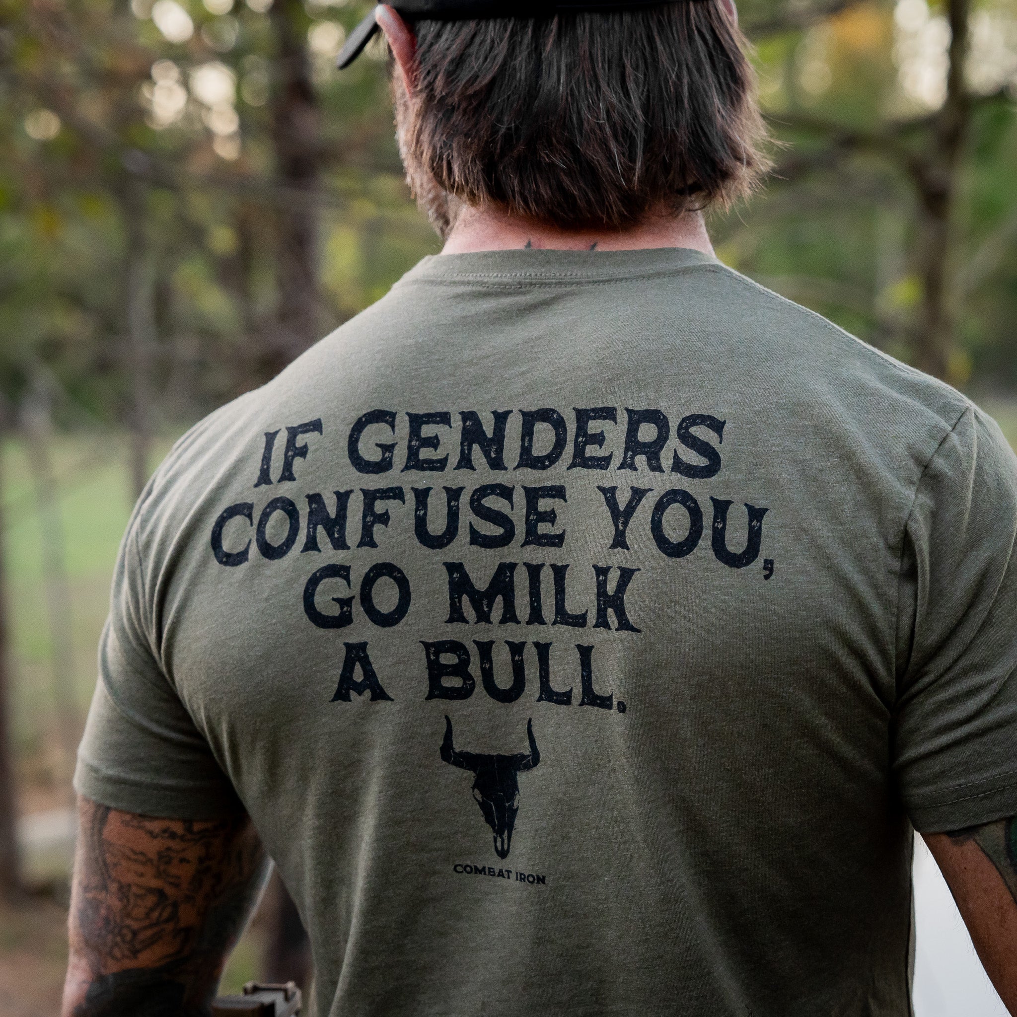 If Genders Confuse You, Go Milk a Bull Men's T-Shirt