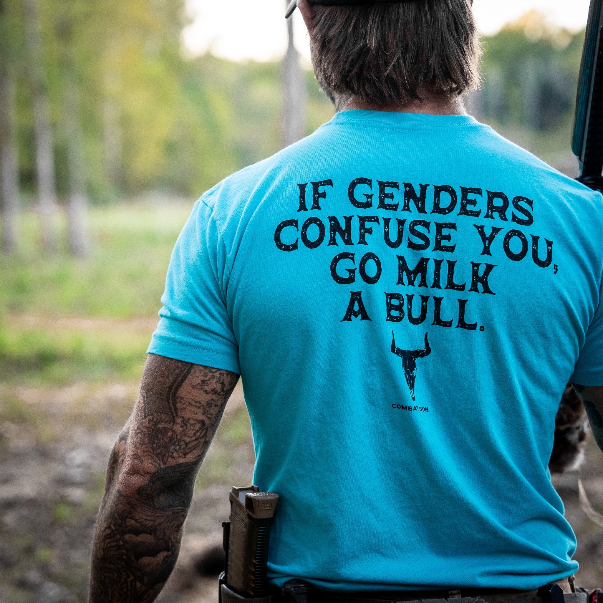 If Genders Confuse You, Go Milk a Bull Men's T-Shirt