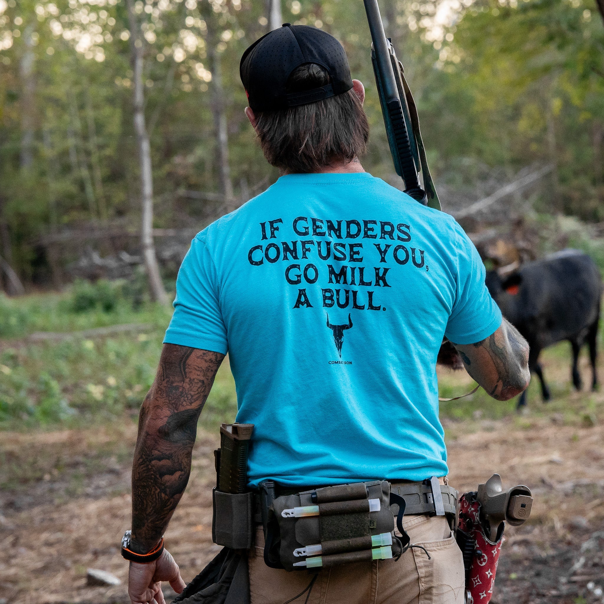 If Genders Confuse You, Go Milk a Bull Men's T-Shirt