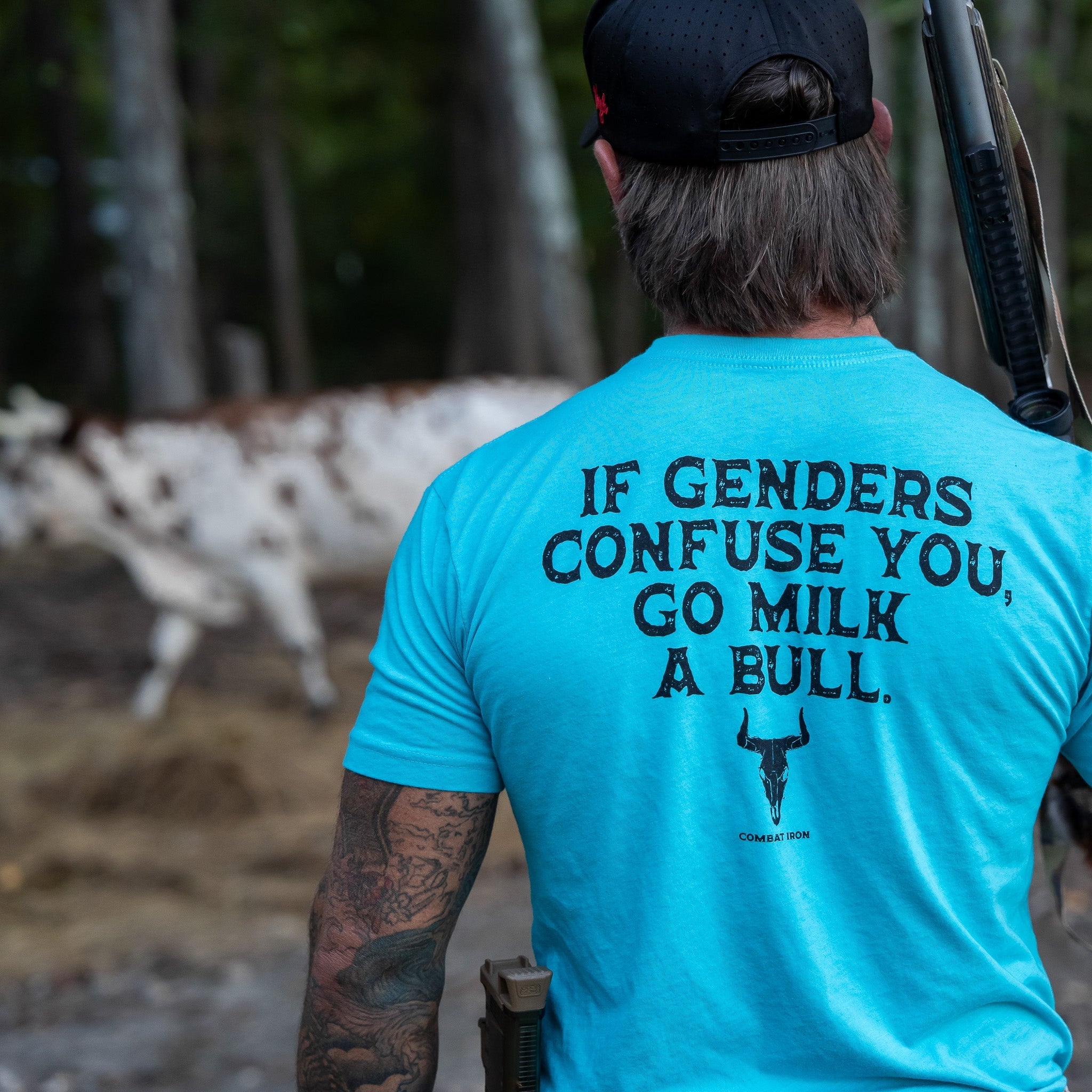 If Genders Confuse You, Go Milk a Bull Men's T-Shirt