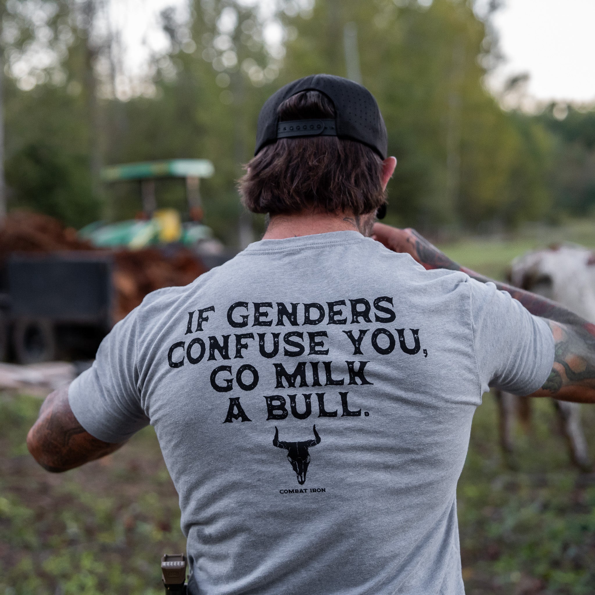 If Genders Confuse You, Go Milk a Bull Men's T-Shirt