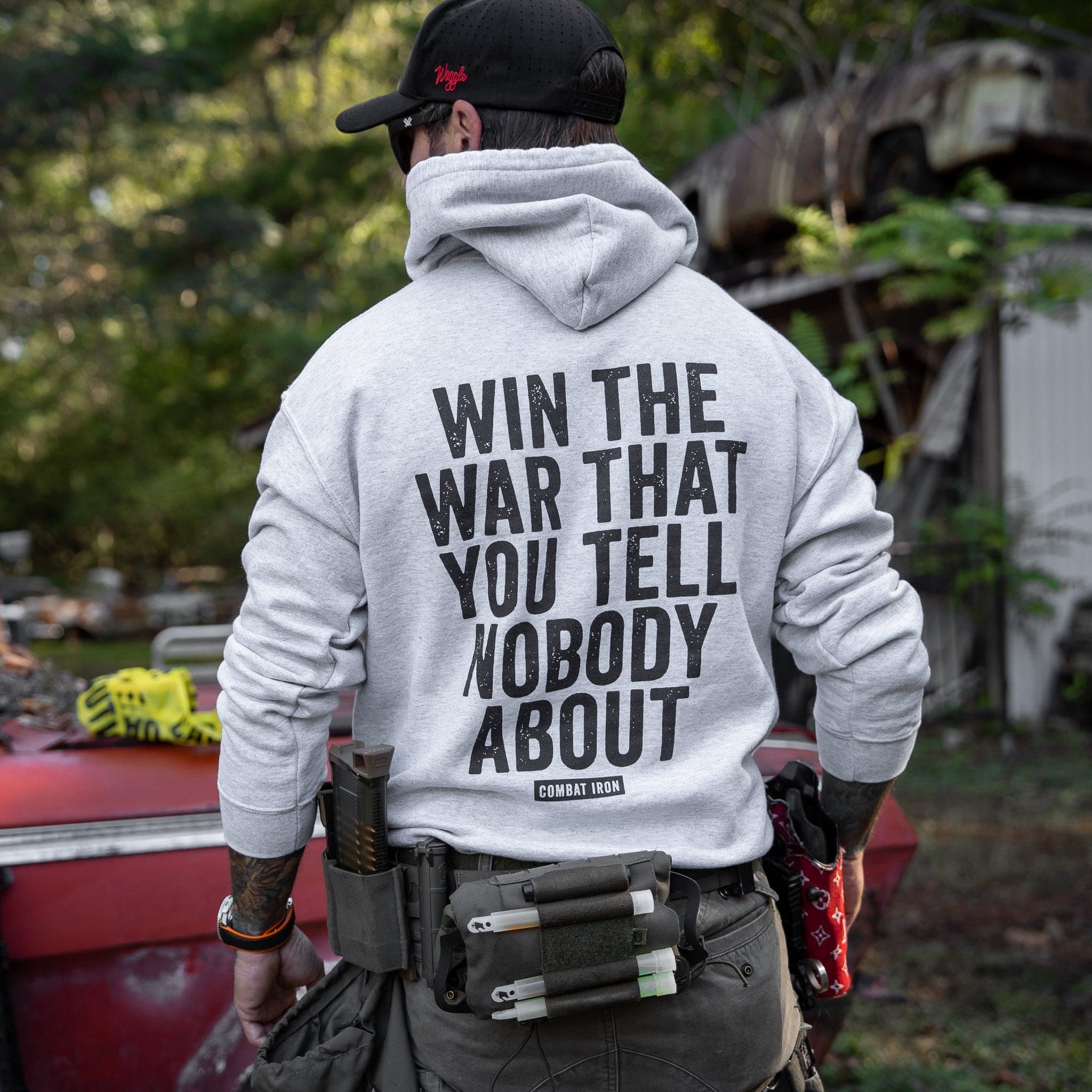 Win The War You Tell Nobody About Fleece Lined Hoodie