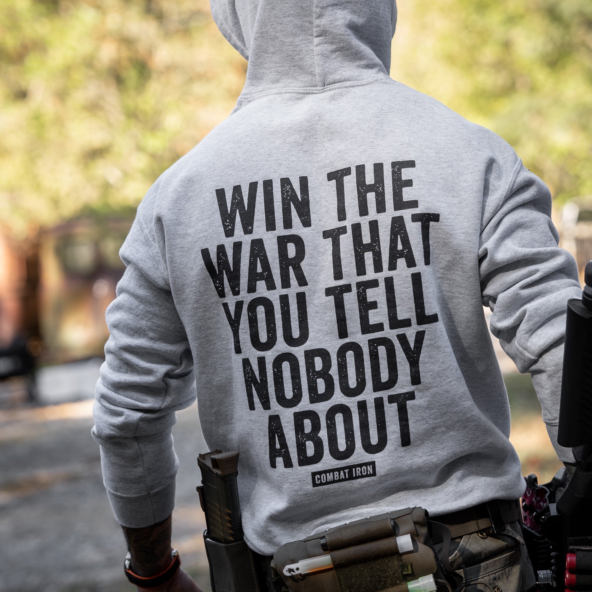 Win The War You Tell Nobody About Fleece Lined Hoodie