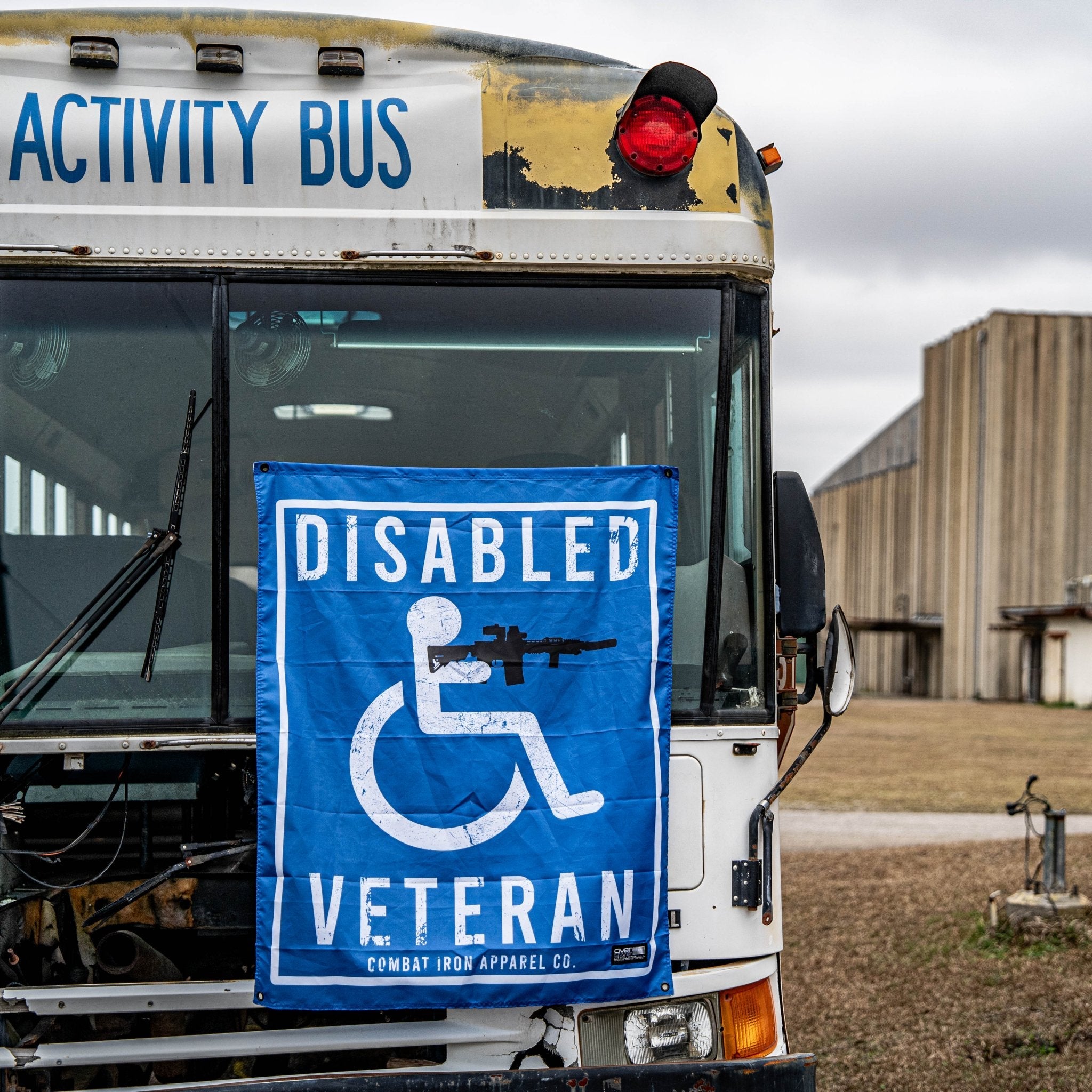 Disabled Veteran Sign 3'x3' Flag