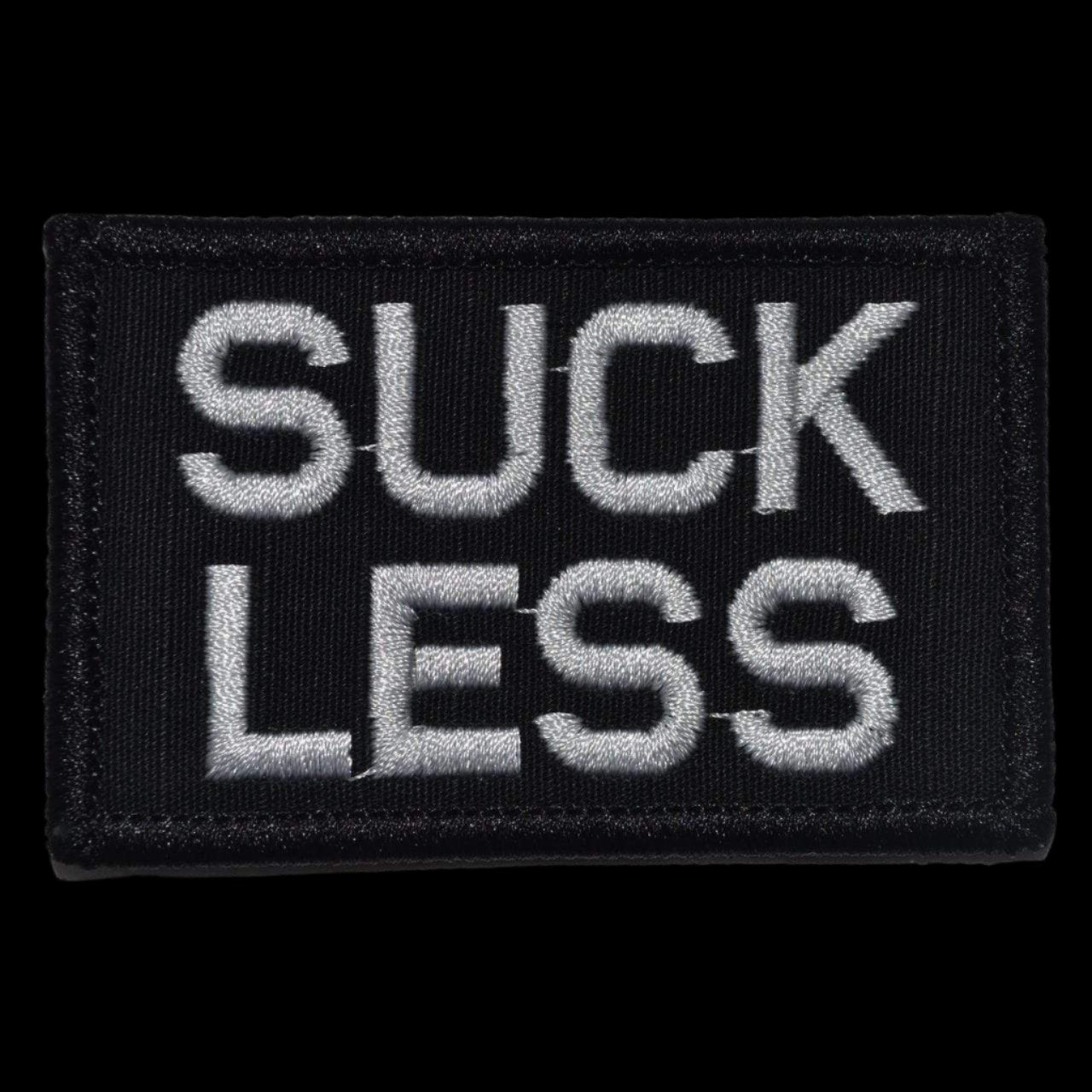 “SUCK LESS" TACTICAL MORALE PATCH