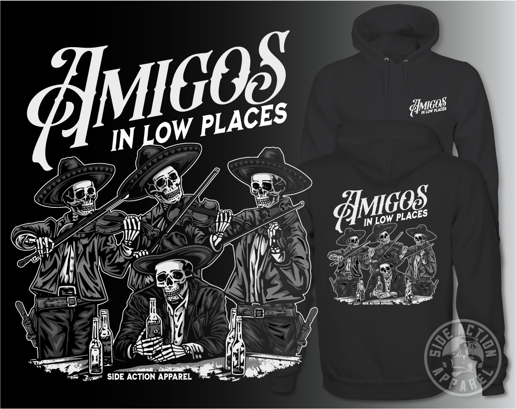 Amigos In Low Places Hoodie