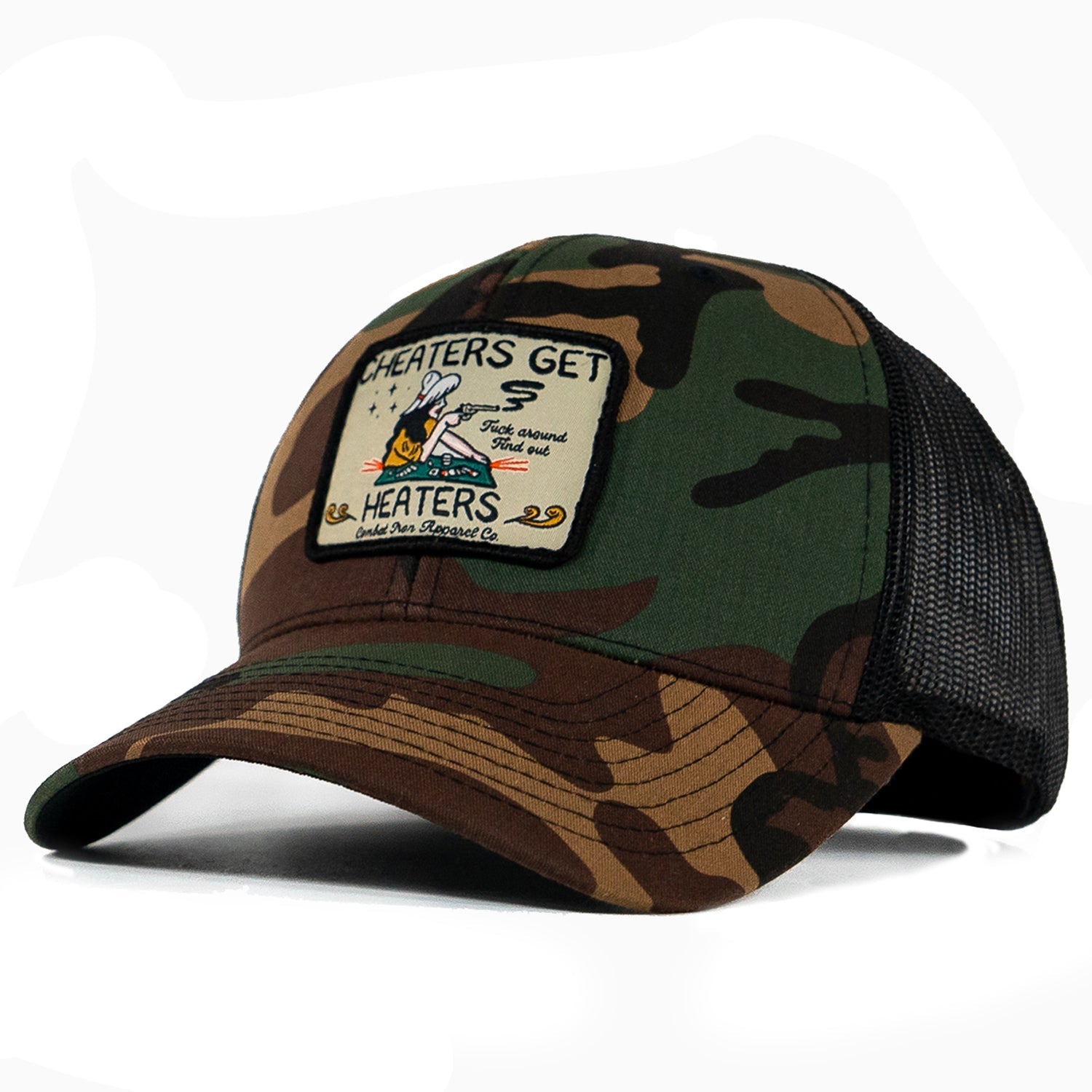 Cheaters Get Heaters Western Cowboy Patch SnapBack