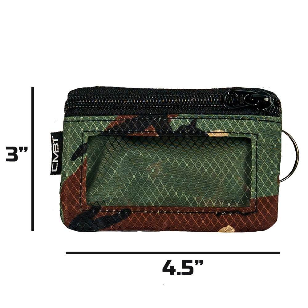 Double Zip Pocket Ripstop Wallet