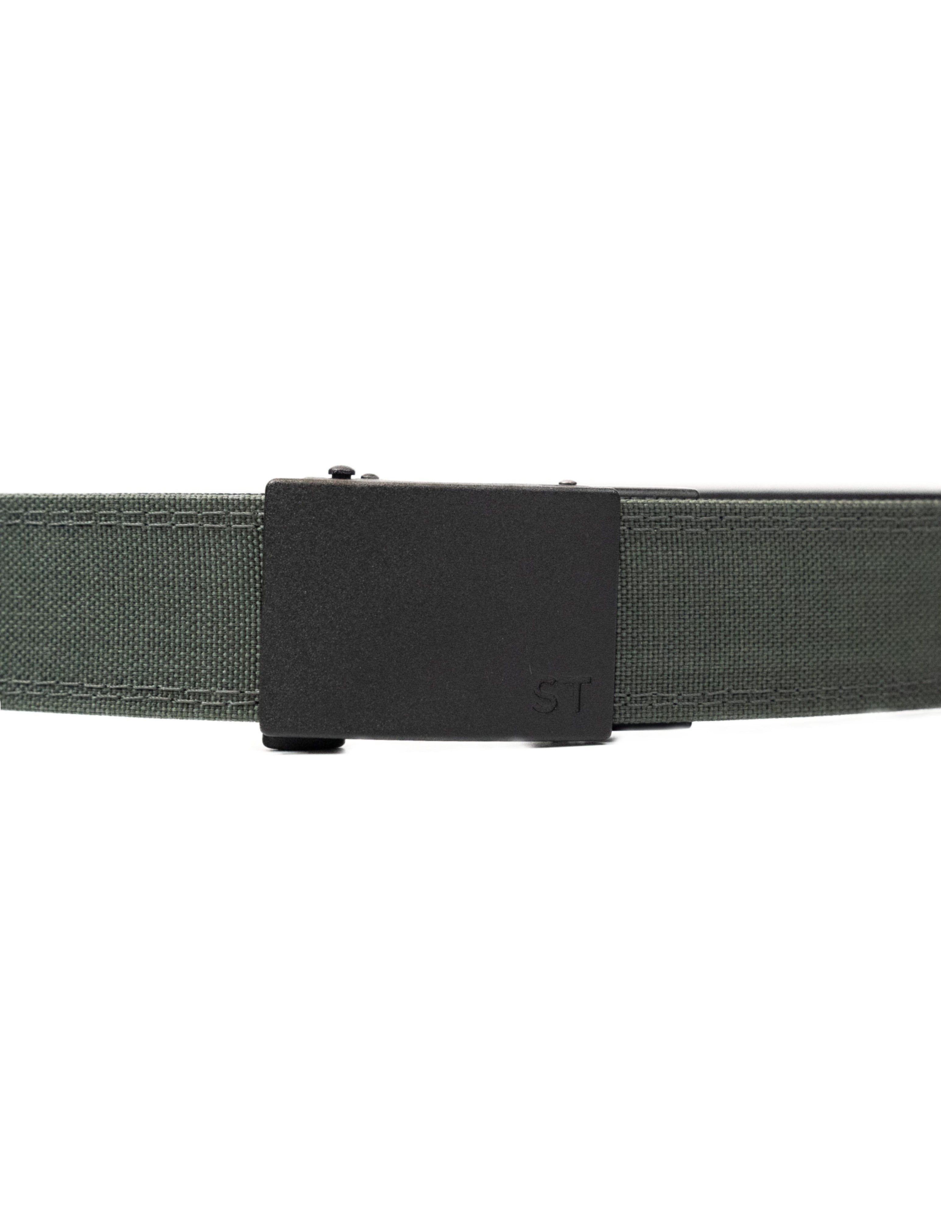 Gray Nylon EDC Ratchet Belt