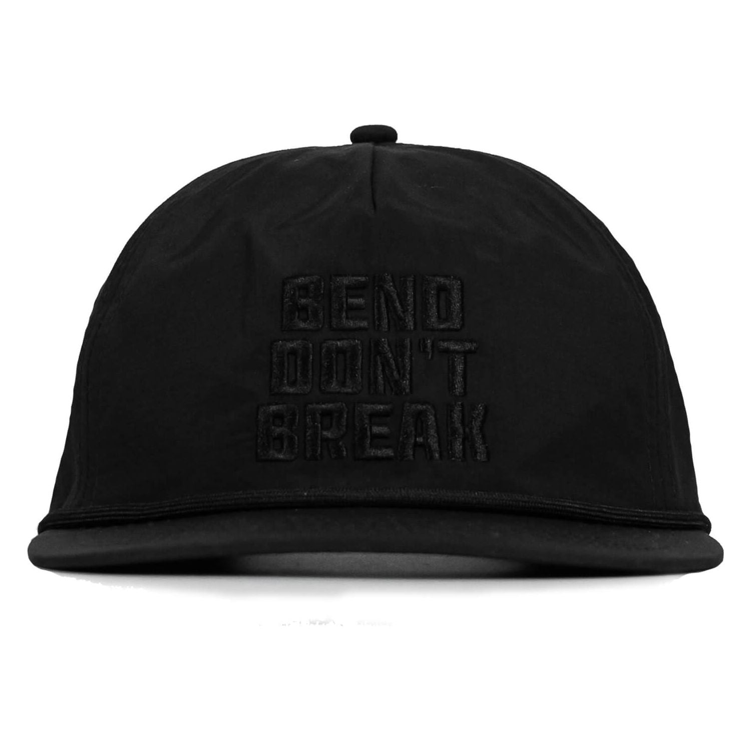 CRUSHABLE ROPE SNAPBACK | BEND DON'T BREAK HAT