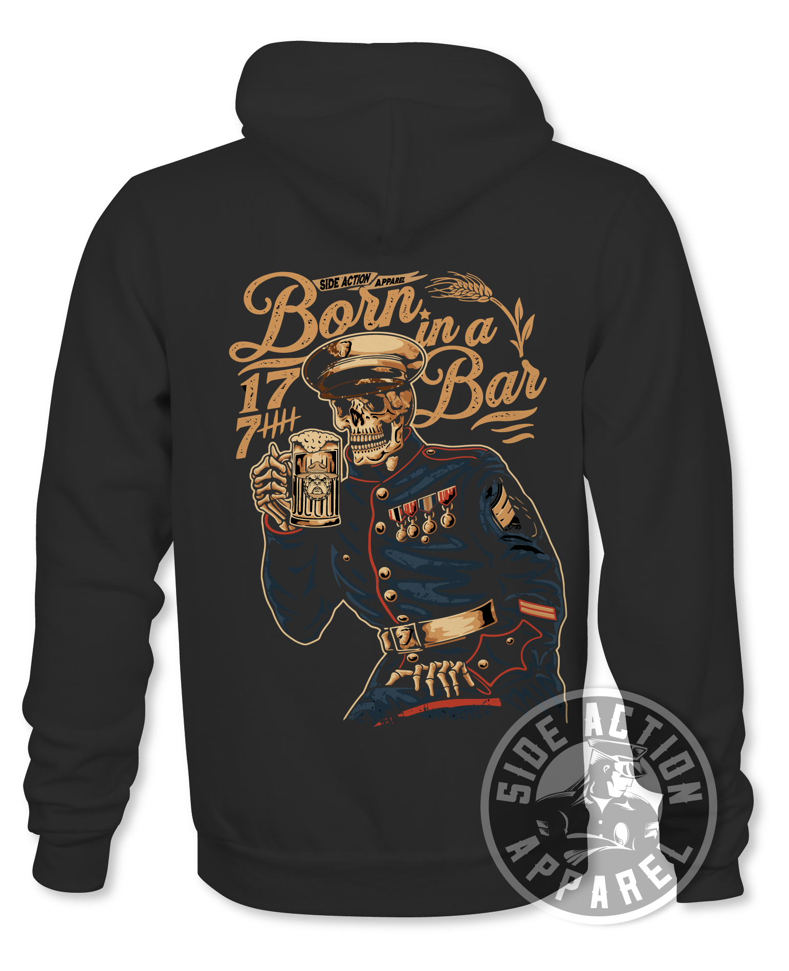 SAA Born in a Bar Hoodie