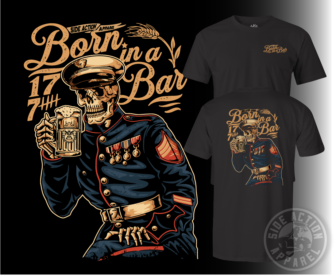 Born in a Bar Tee