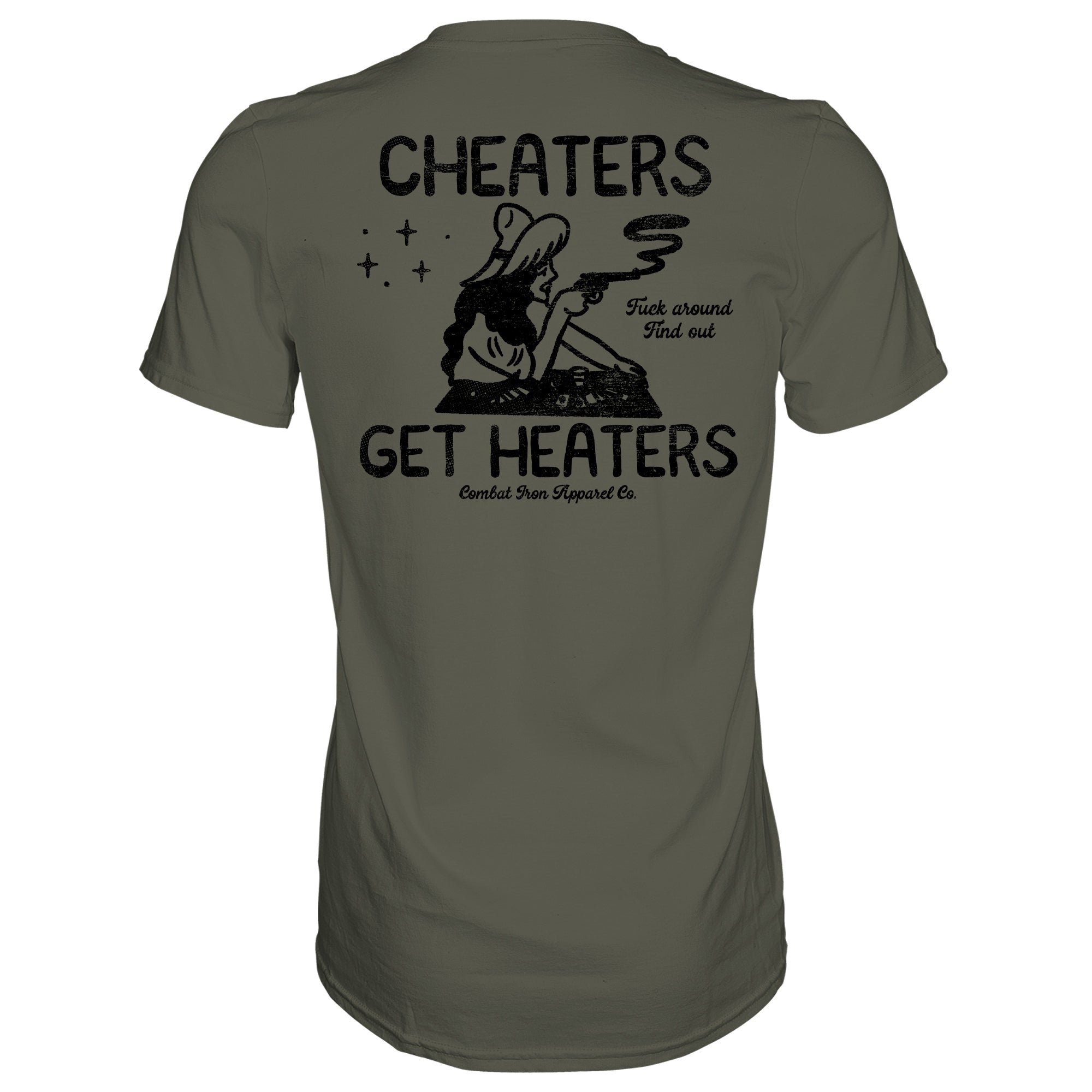 CHEATERS GET HEATERS COWBOY EDITION MEN'S T-SHIRT